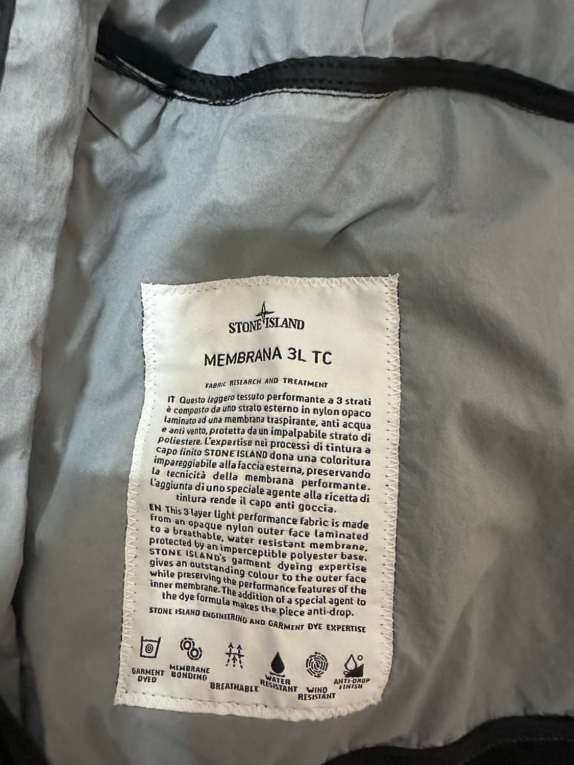 스톤아일랜드 블루종 바람막이 자켓 상품이미지3