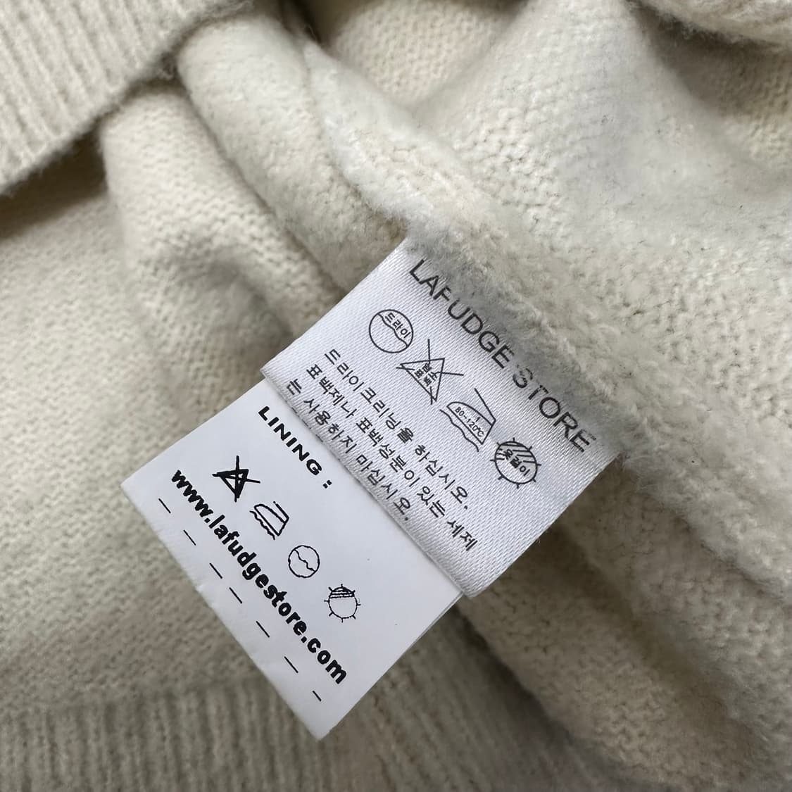 LAFUDGE STORE 라퍼지스토어 니트 M 상품이미지8