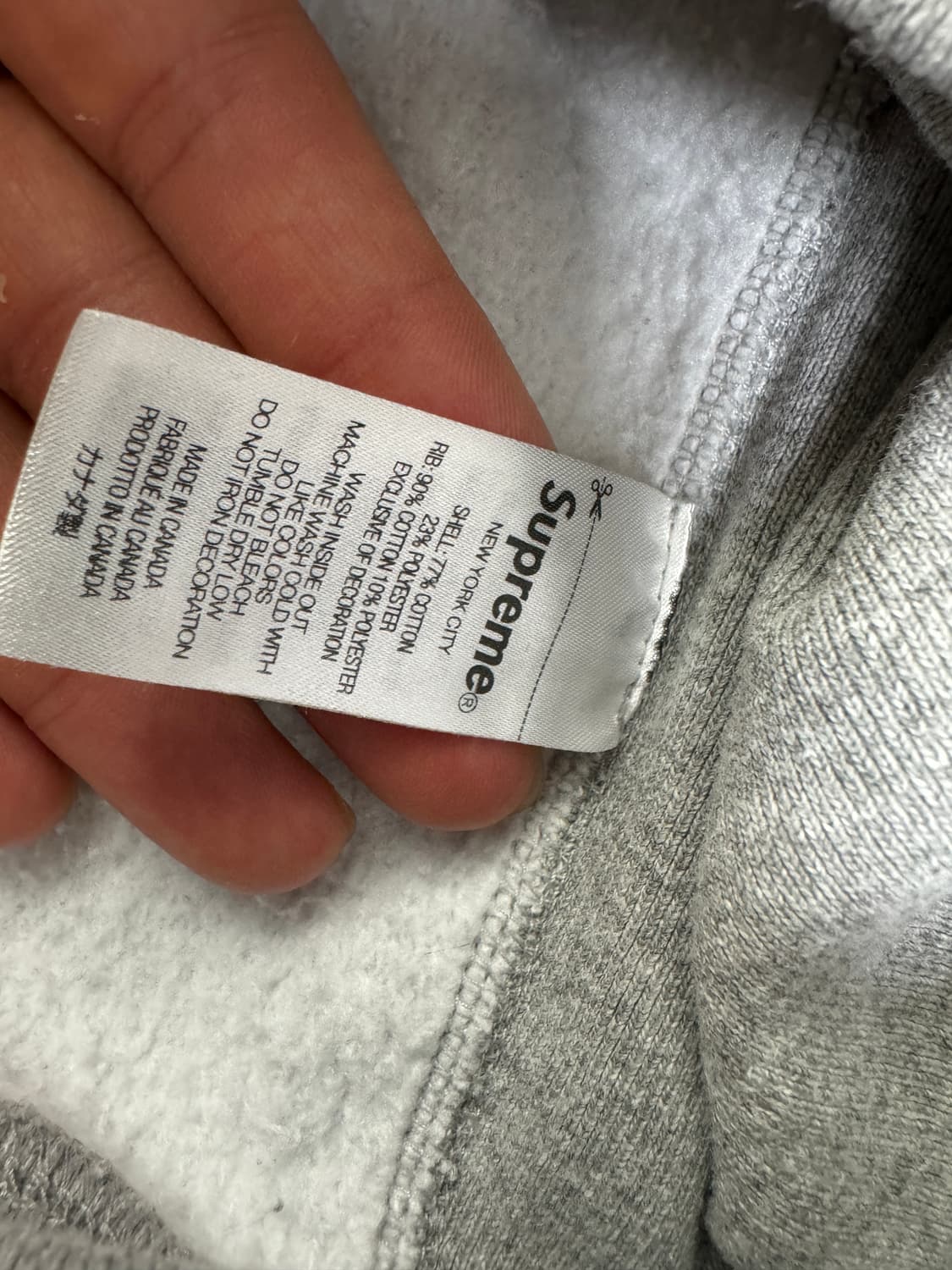 25fw 슈프림 박스로고 후드티 xl 상품이미지3