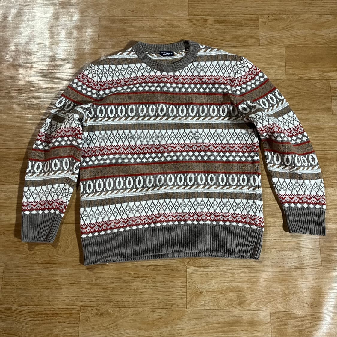 [100] 모르가노 페어아일 캐시미어 니트 상품이미지1