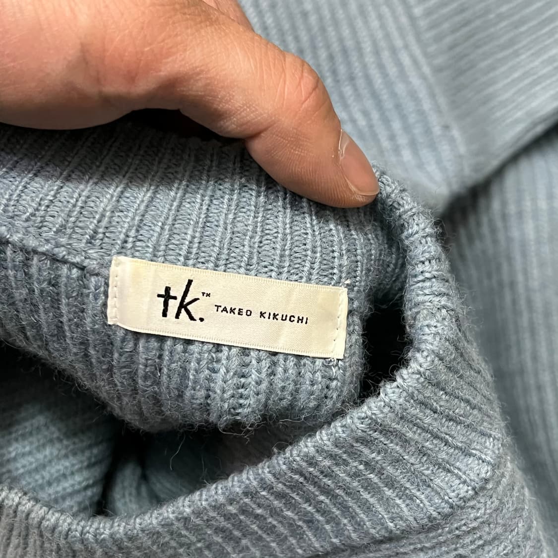  타케오키쿠치 라운드넥 니트 y15114 상품이미지5