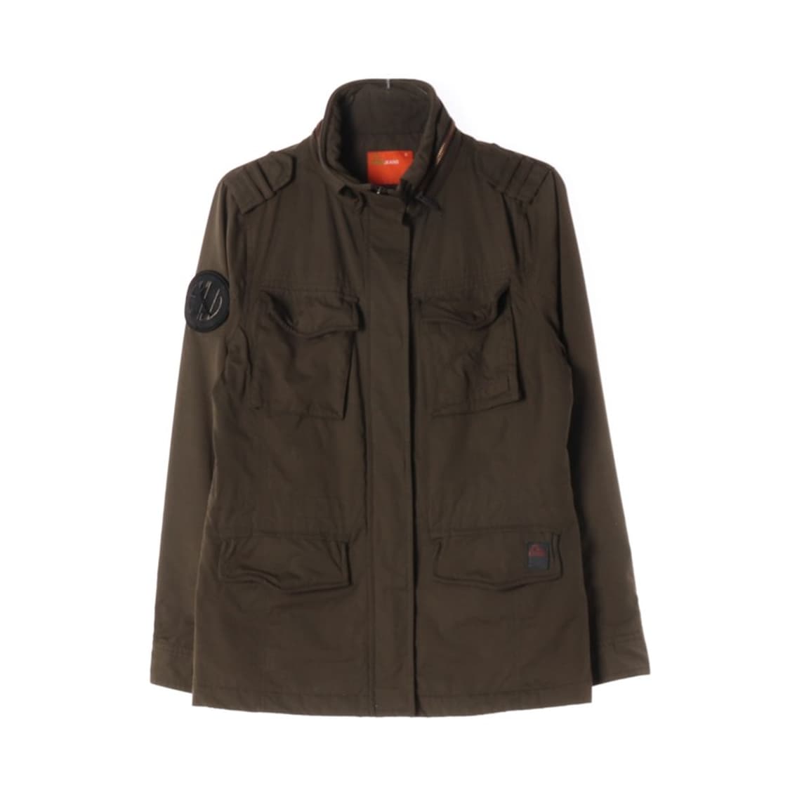 에비수 진 카키 브라운 패치 필드 자켓 M 상품이미지1