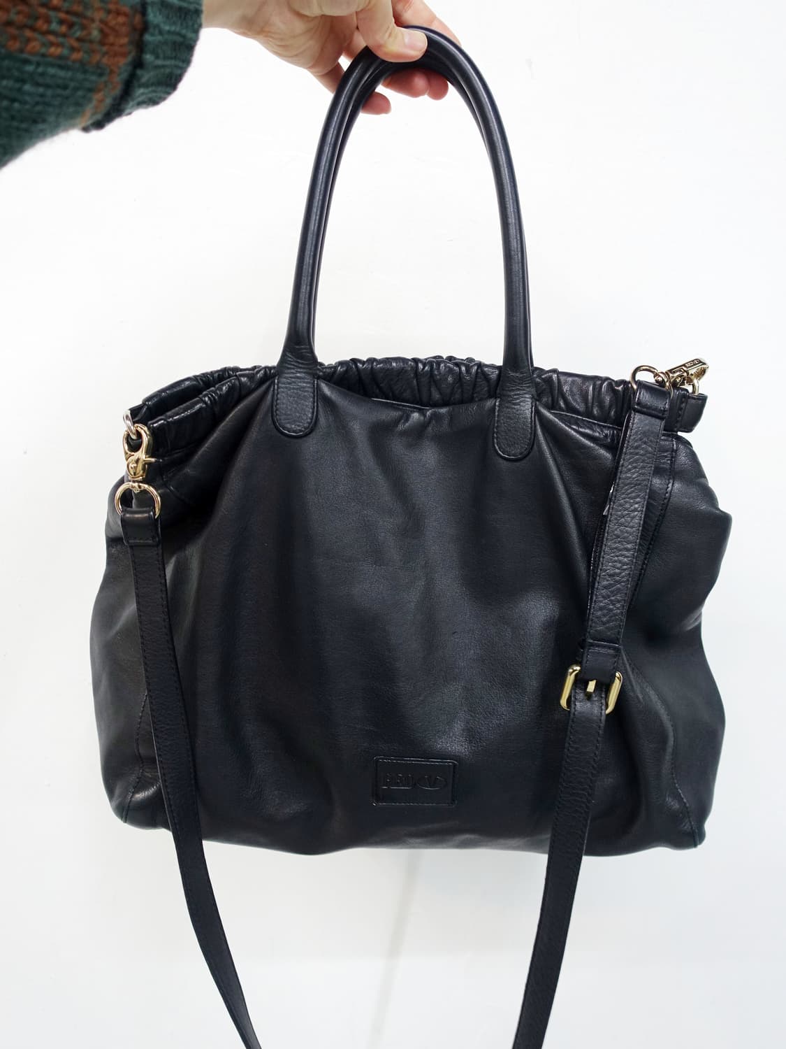 레드 발렌티노 리본 레더 백 상품이미지7