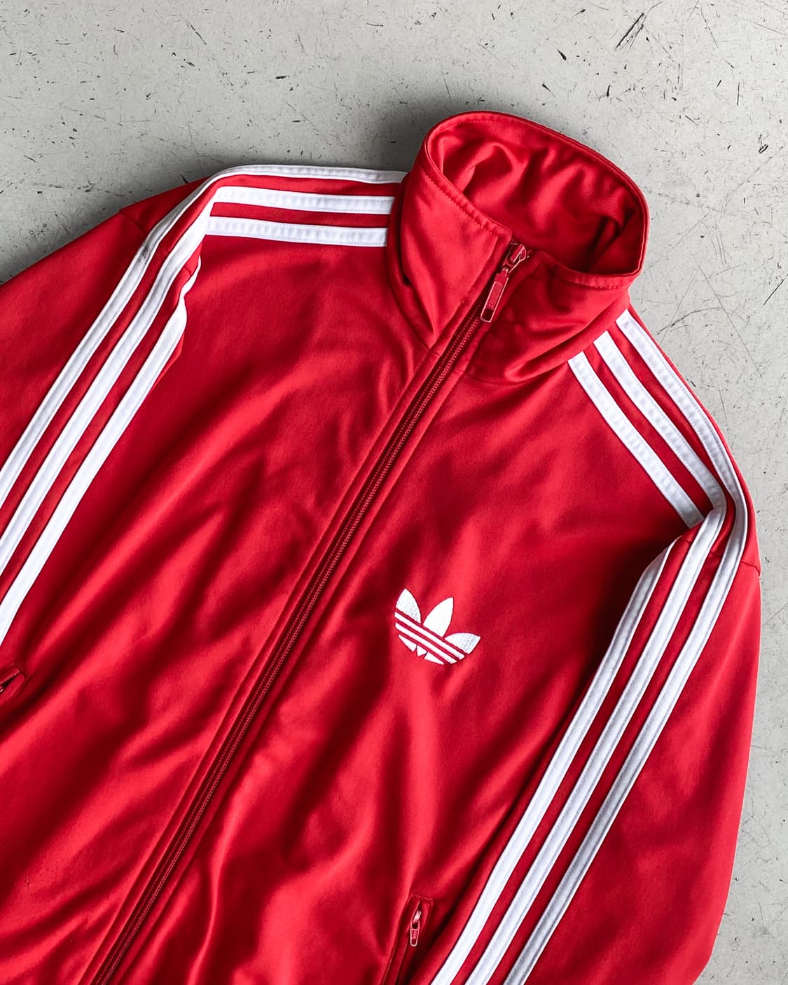 아디다스 3스트립 파이어버드 레드 트랙탑 상품이미지4
