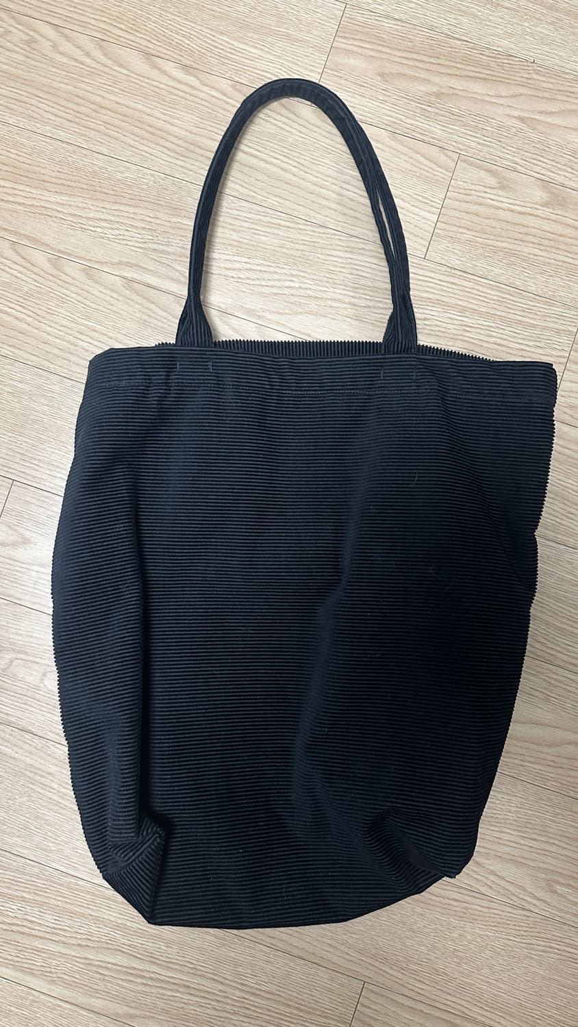 노스페이스 퍼플라벨 코듀로이 토트백 블랙 상품이미지2