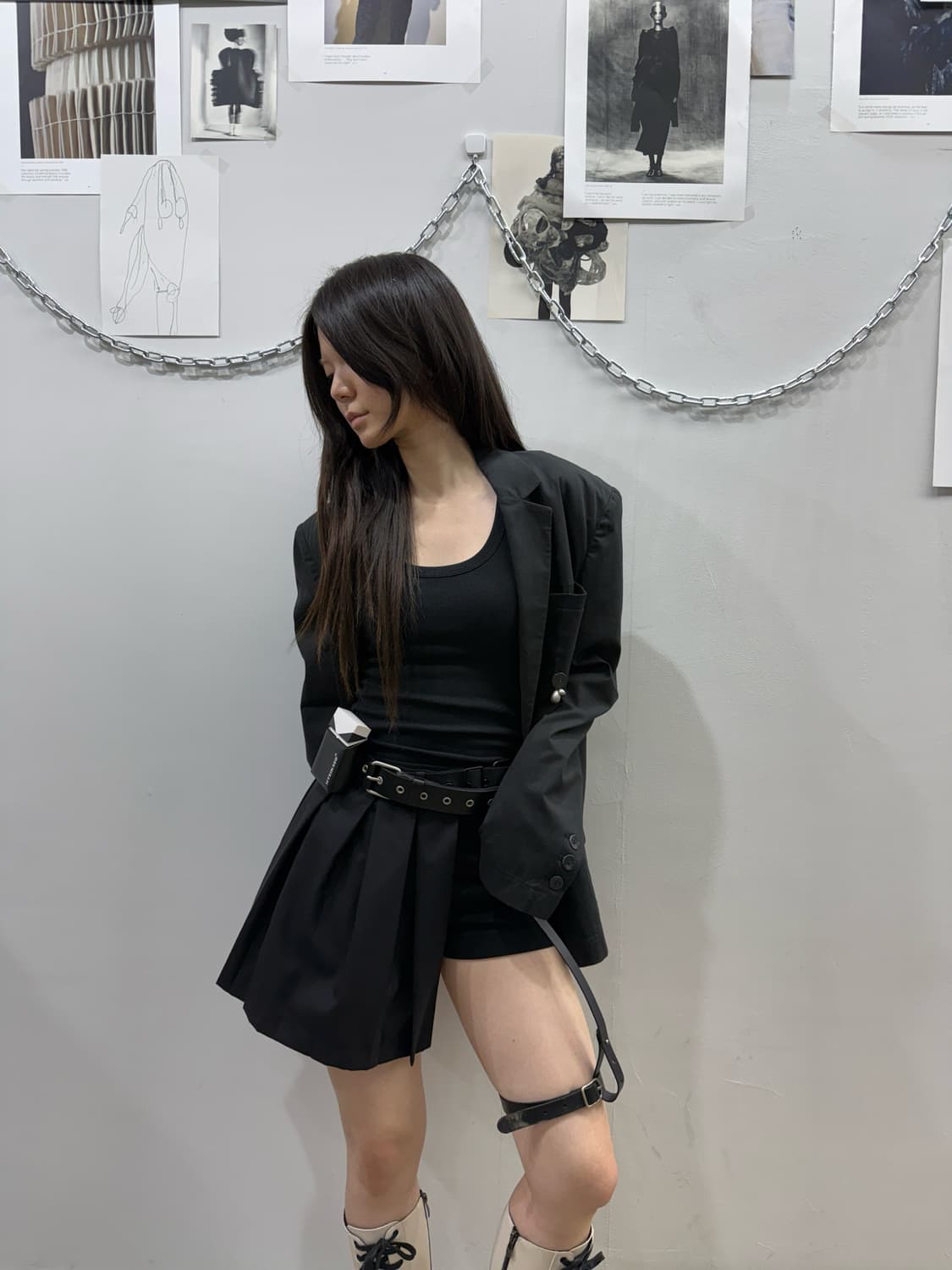 혜인서 센스 익스클루시브 스모커벨트&스커트 세트 상품이미지2
