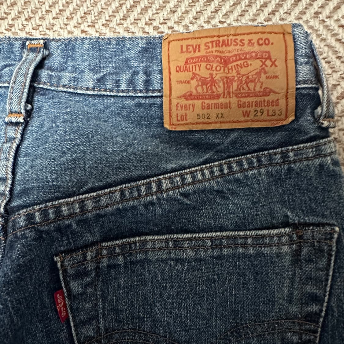 LEVI'S 502XX 80's janan made denim pants 상품이미지3