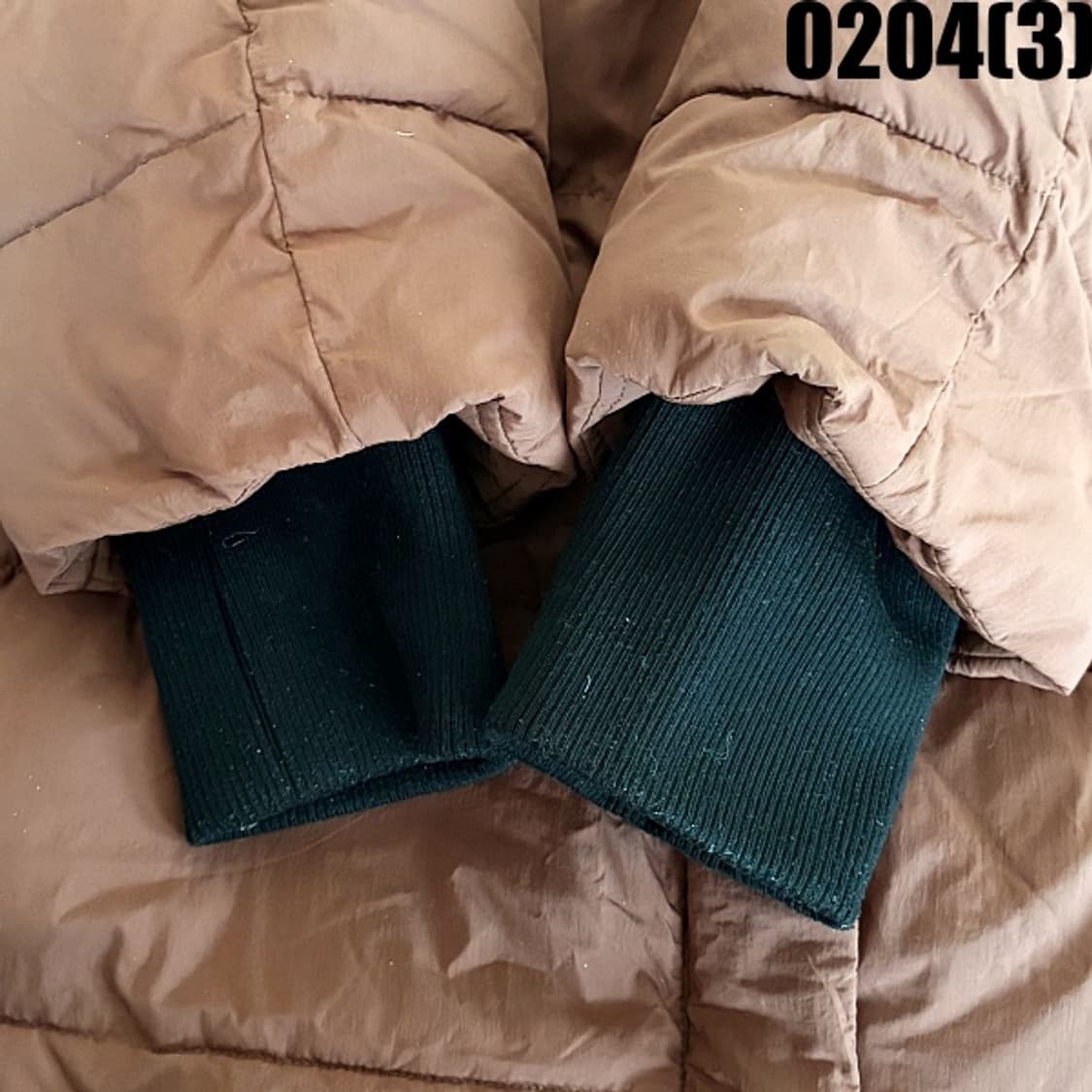 [(105)88] 까레라 여성 브라운 롱패딩 점퍼 0204(3) 상품이미지3