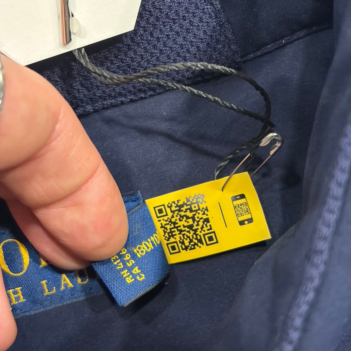 [L] 폴로 랄프로렌 신형 네이비 바람막이 폴리 자켓 B550 상품이미지5