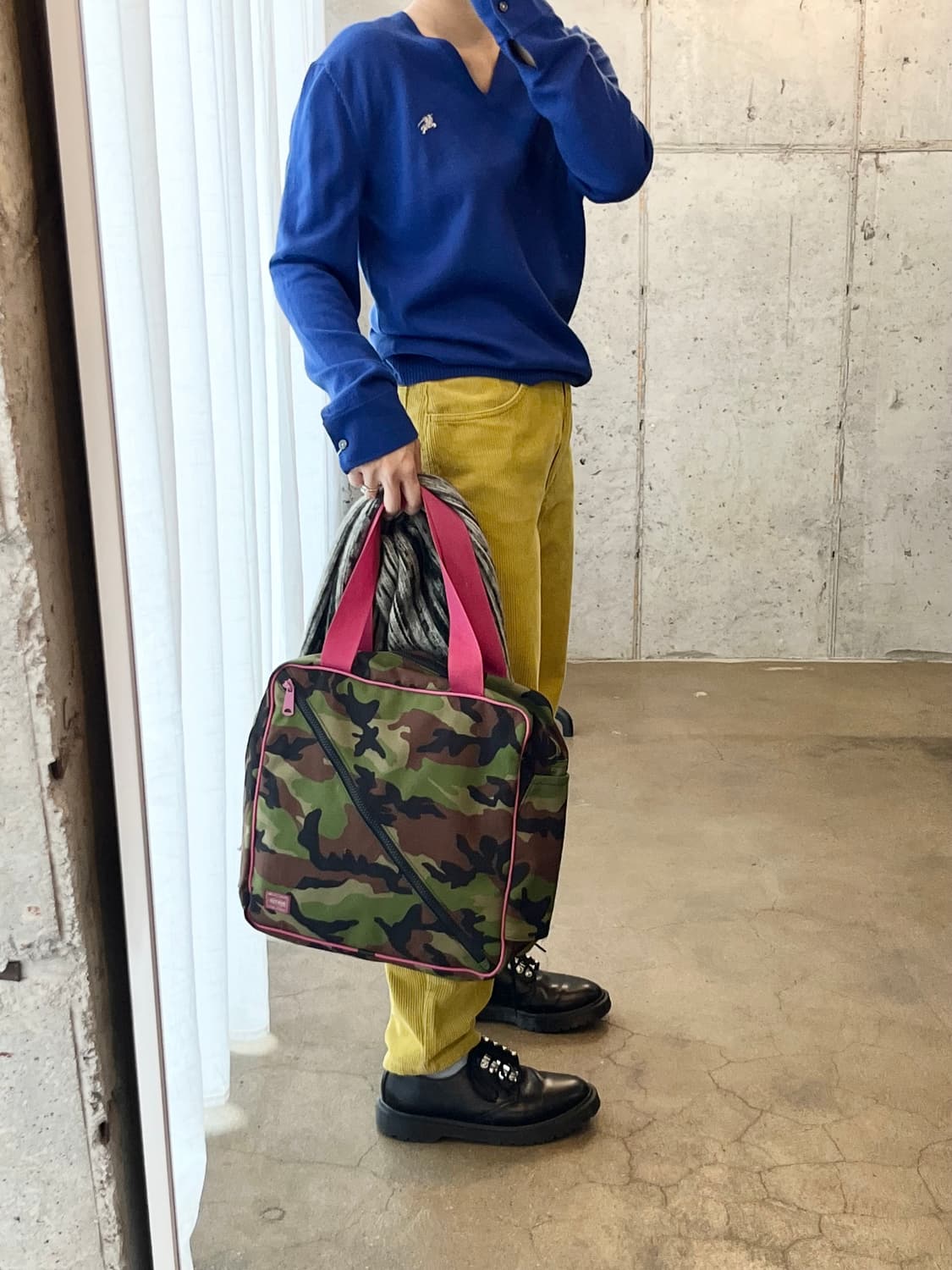 버버리 로고 롱슬리브 블루 상품이미지4