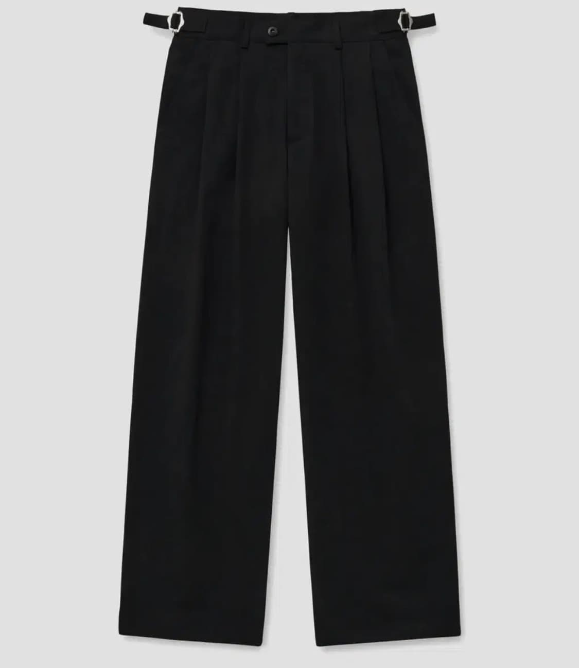 노운NOUN 와이드치노팬츠 wide chino pants 블랙 2 상품이미지1