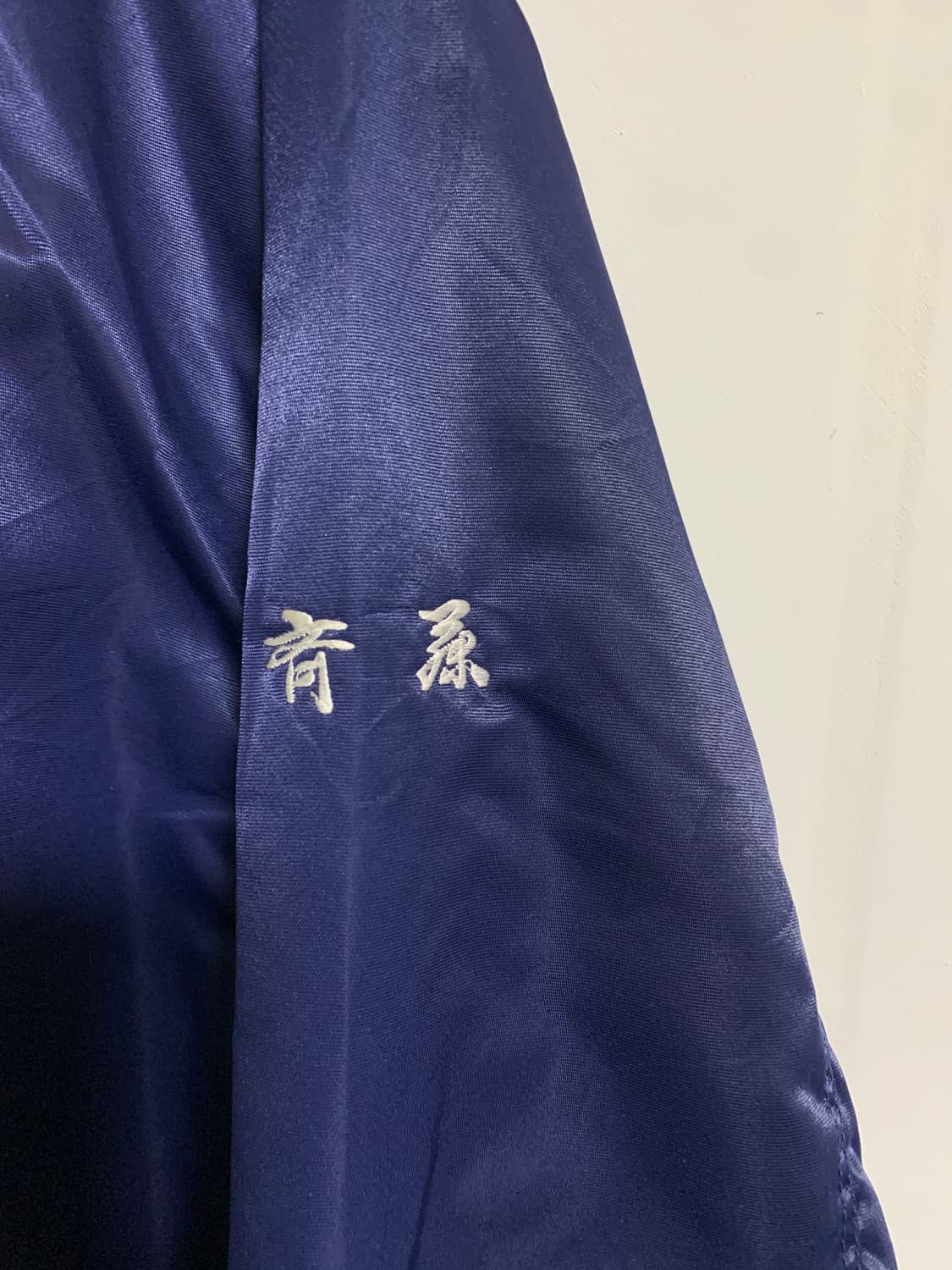 빈티지 BASEBALL COAT 새틴 베이스볼 점퍼 상품이미지4