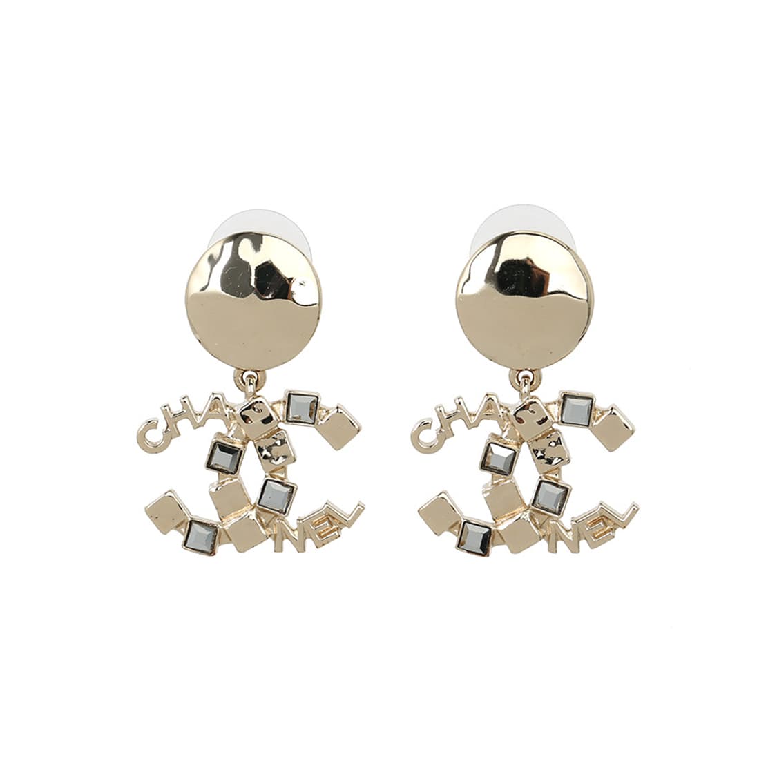 샤넬 CC 로고 귀걸이 골드 맥시사이즈 이어링 ABC816 상품이미지1