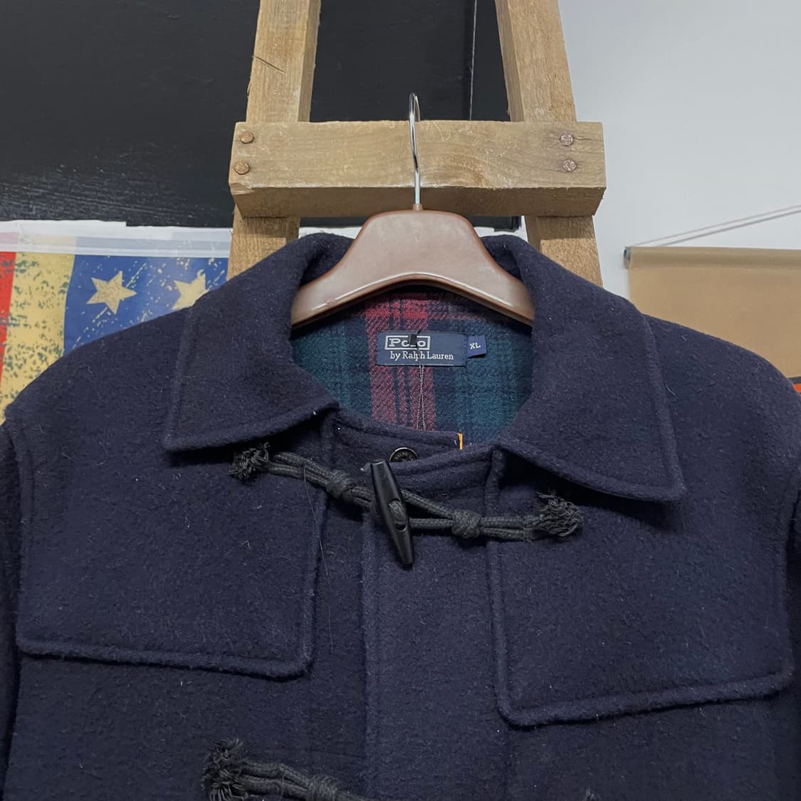 90s 폴로 랄프로렌 더플 코트 빈티지 떡볶이 코트 컨트리 상품이미지3