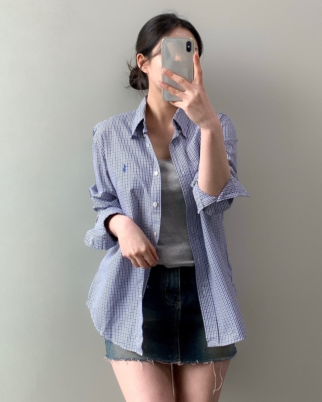 폴로 체크 셔츠  상품이미지2