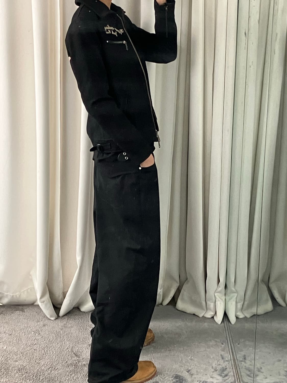 잭 로즈 블랙 투웨이 울자켓 3 상품이미지8