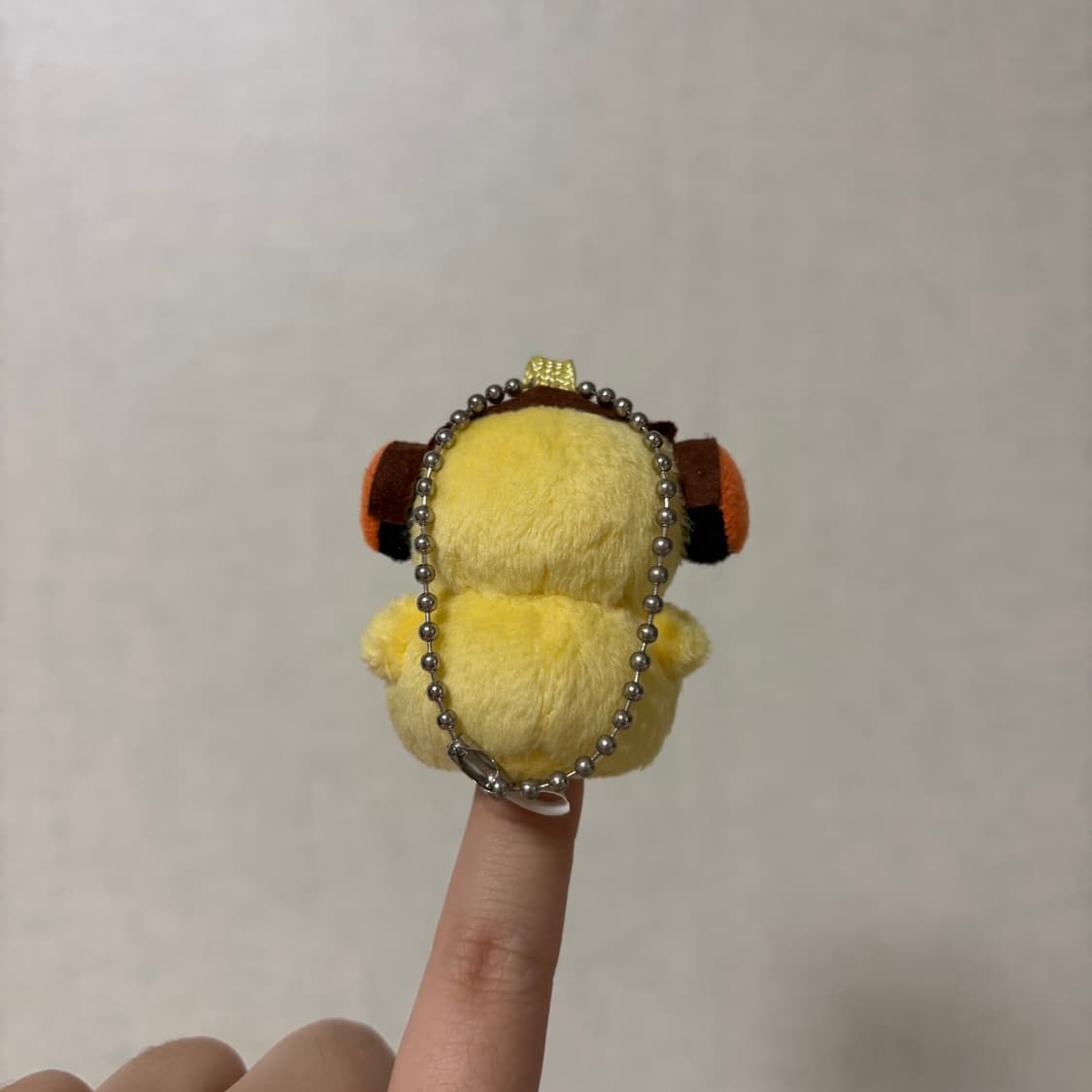 고전 빈티지 헤드셋 병아리 키링 인형 상품이미지2