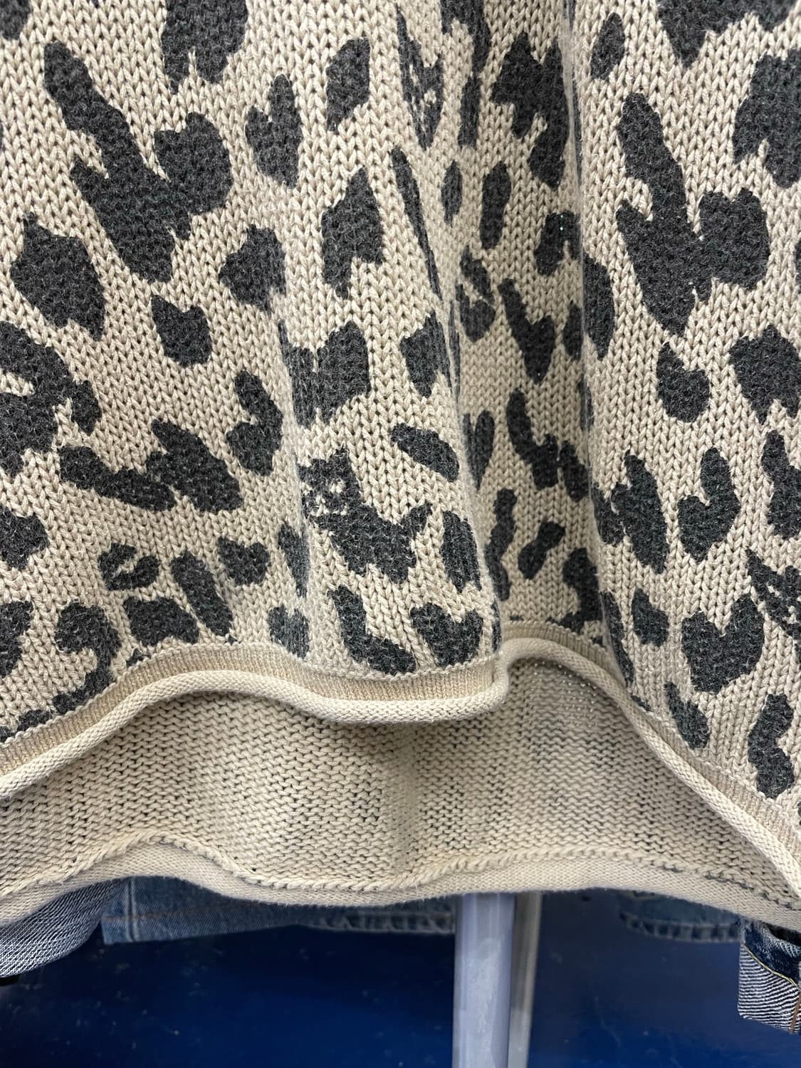 Japanese vtg CAT 갸루 레오파드 슬리브 상품이미지6