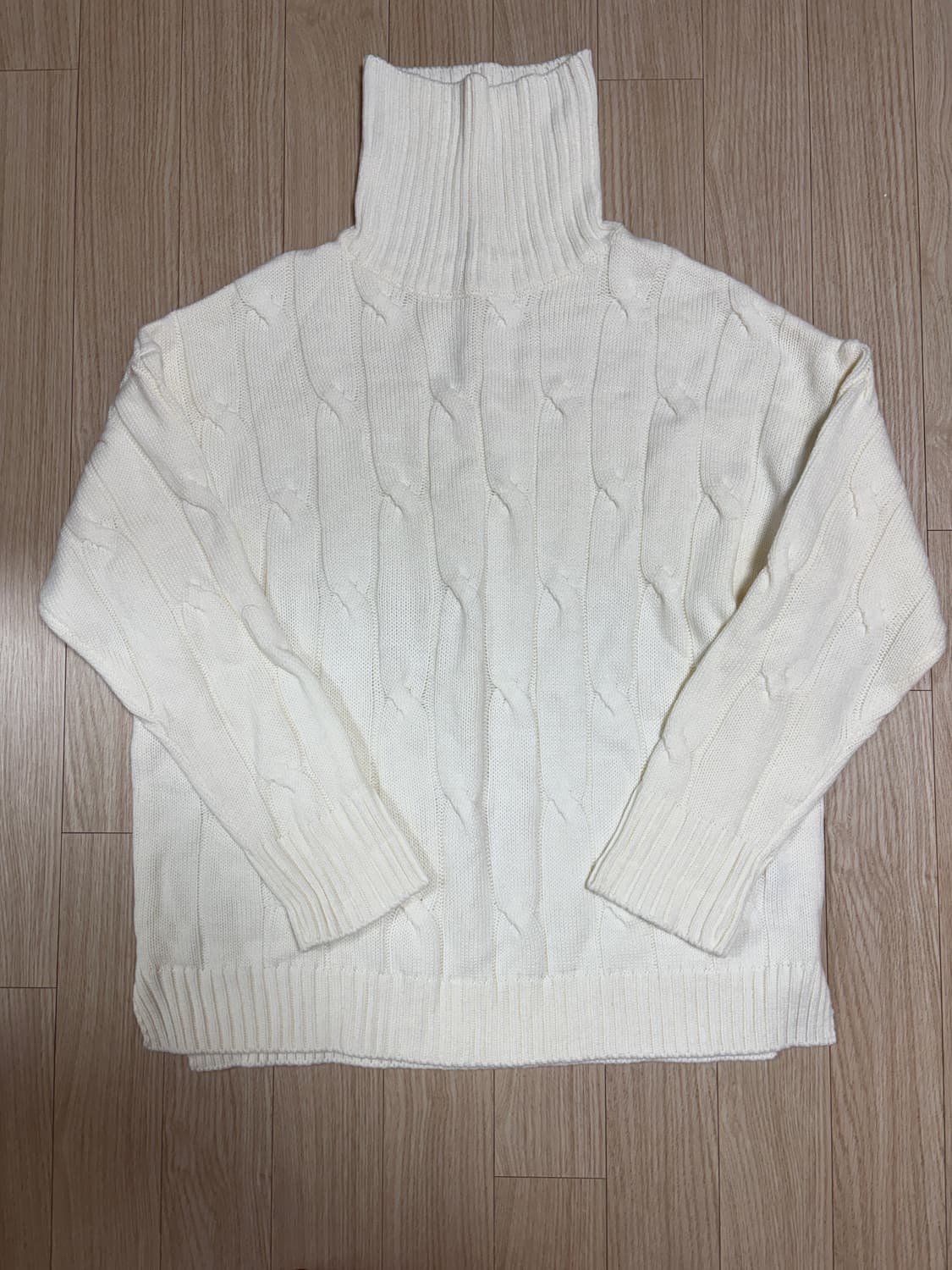 빈티지 터틀넥 케이블 니트  상품이미지1