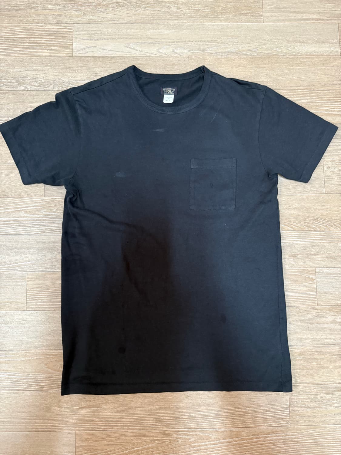 RRL(더블알엘) 반팔티(가먼트다이 포켓티) 상품이미지1