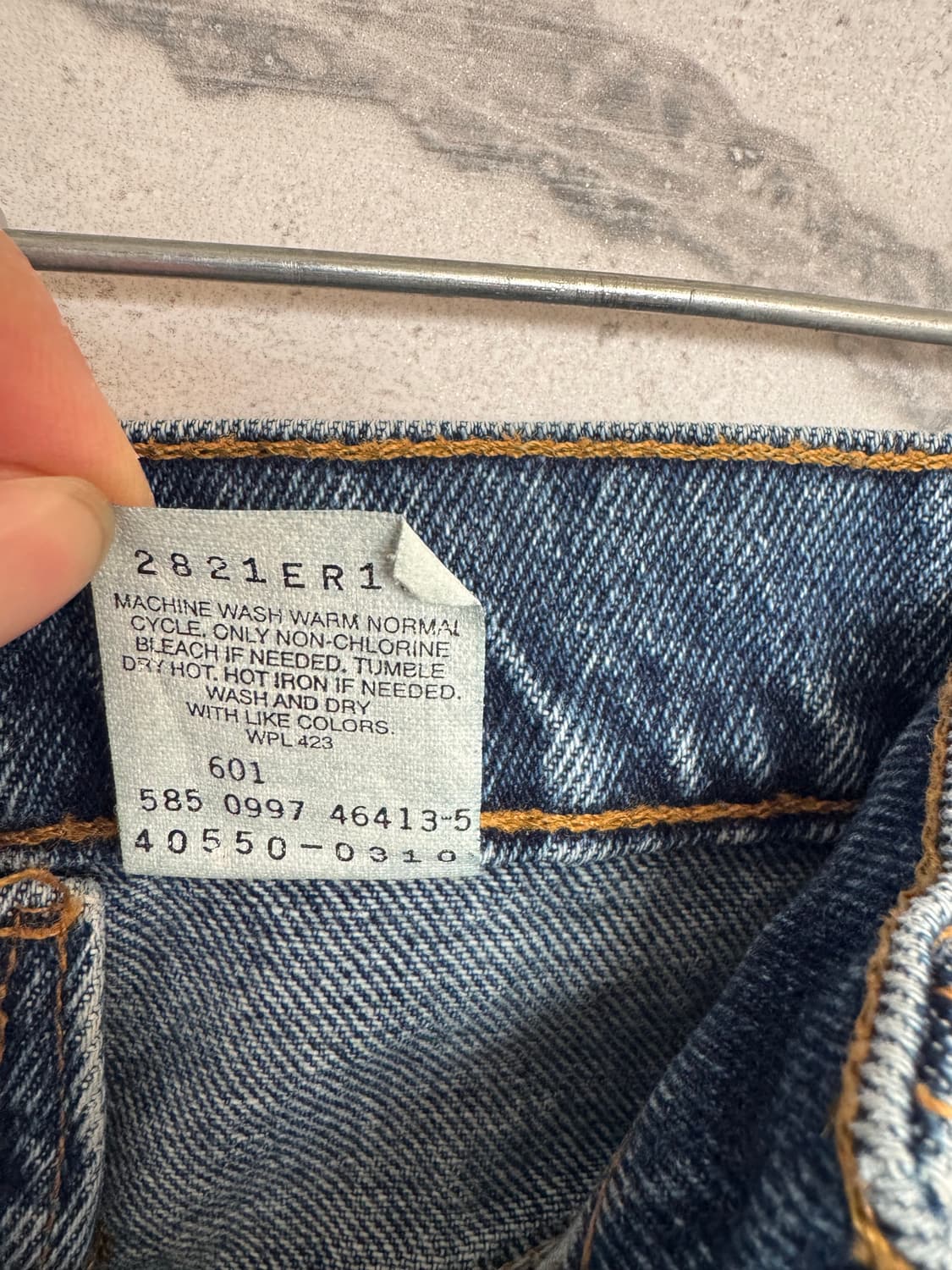 90s USA 리바이스 550 오렌지 탭 상품이미지7