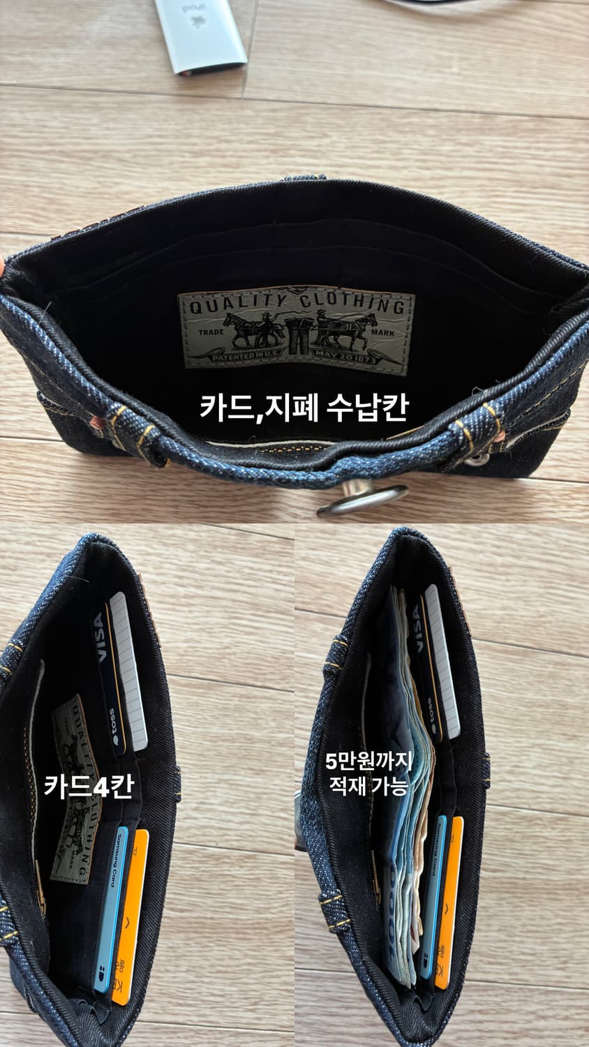 Levi's 522 demin Remake wallet 상품이미지8