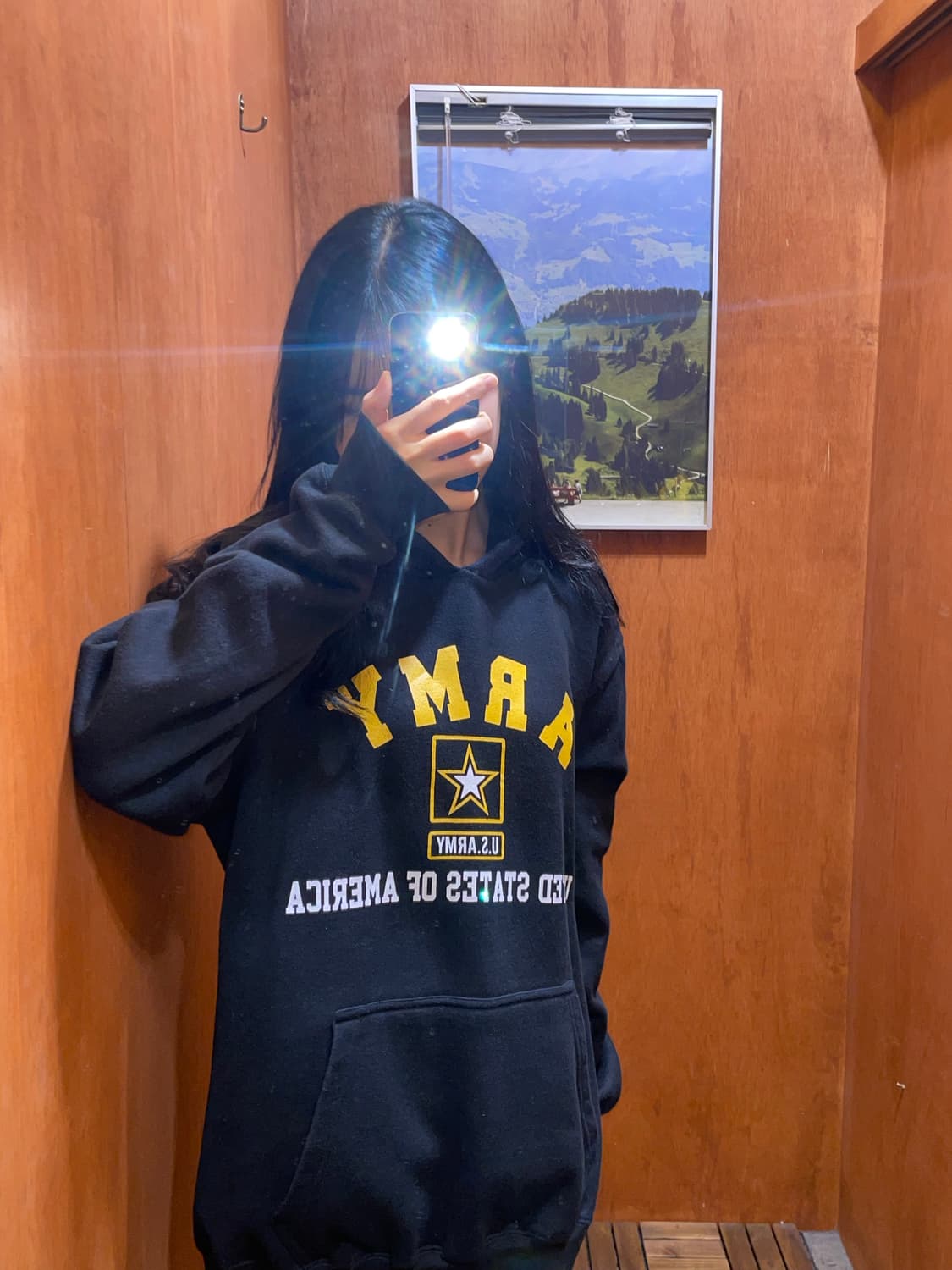 (L) US ARMY 후드티 상품이미지1