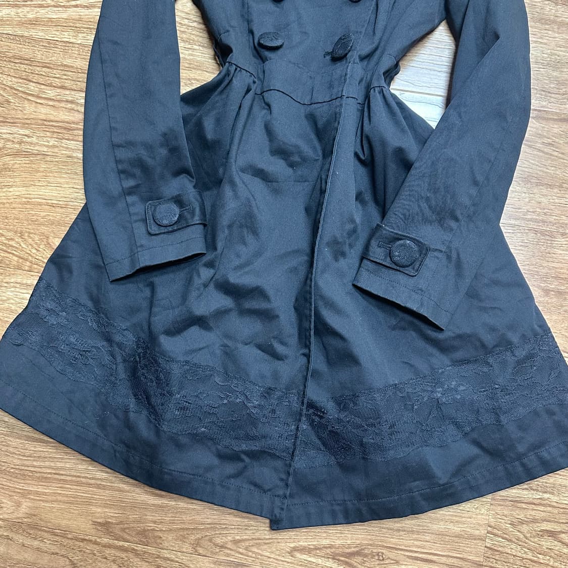 빈티지 레이스 블랙 원피스 코트 히메갸루 로걀 라떼 모리걸 달천깔 고딕 상품이미지2