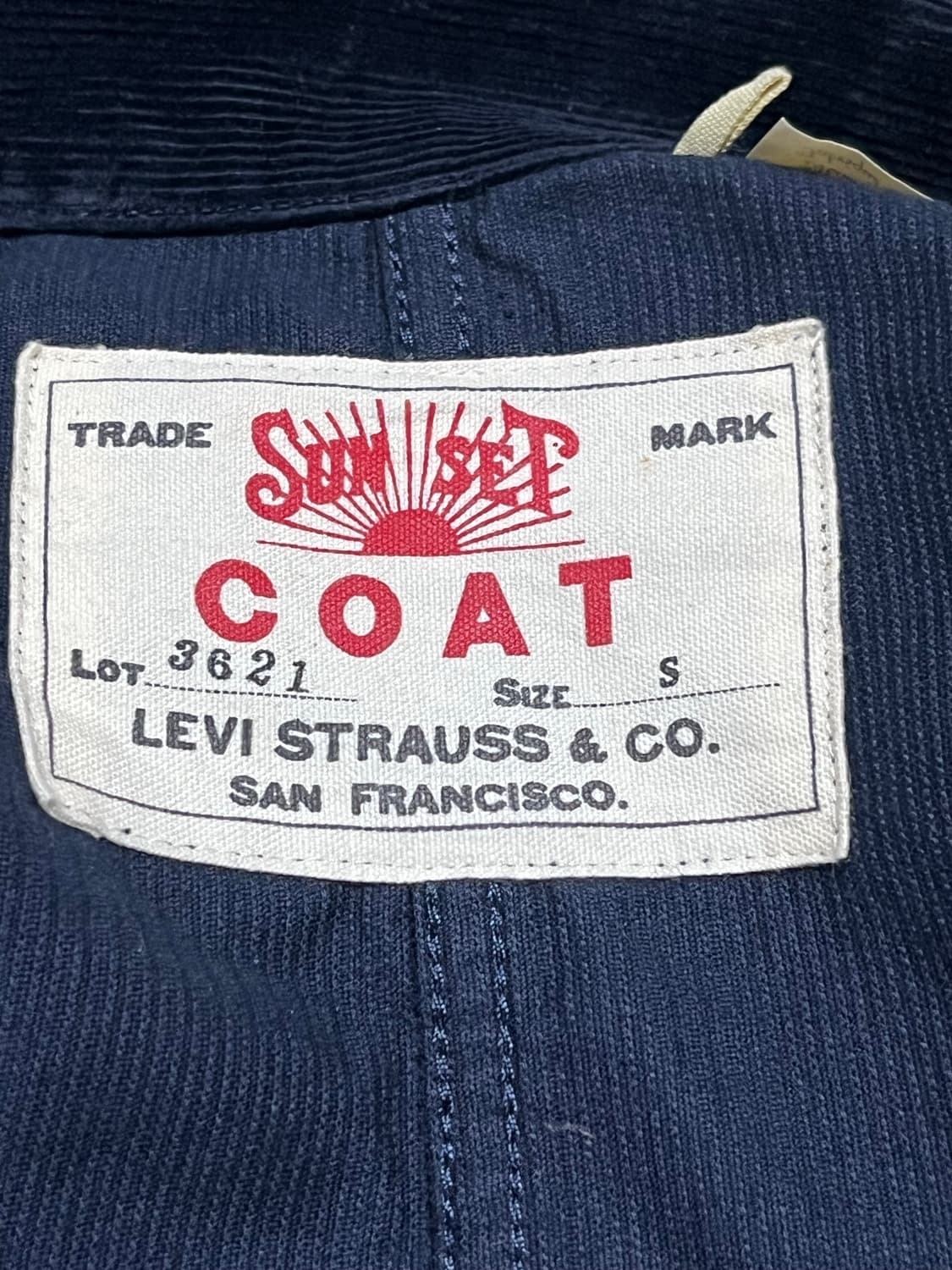 리바이스 LVC 1920s 선셋코트 s(95)사이즈 상품이미지3