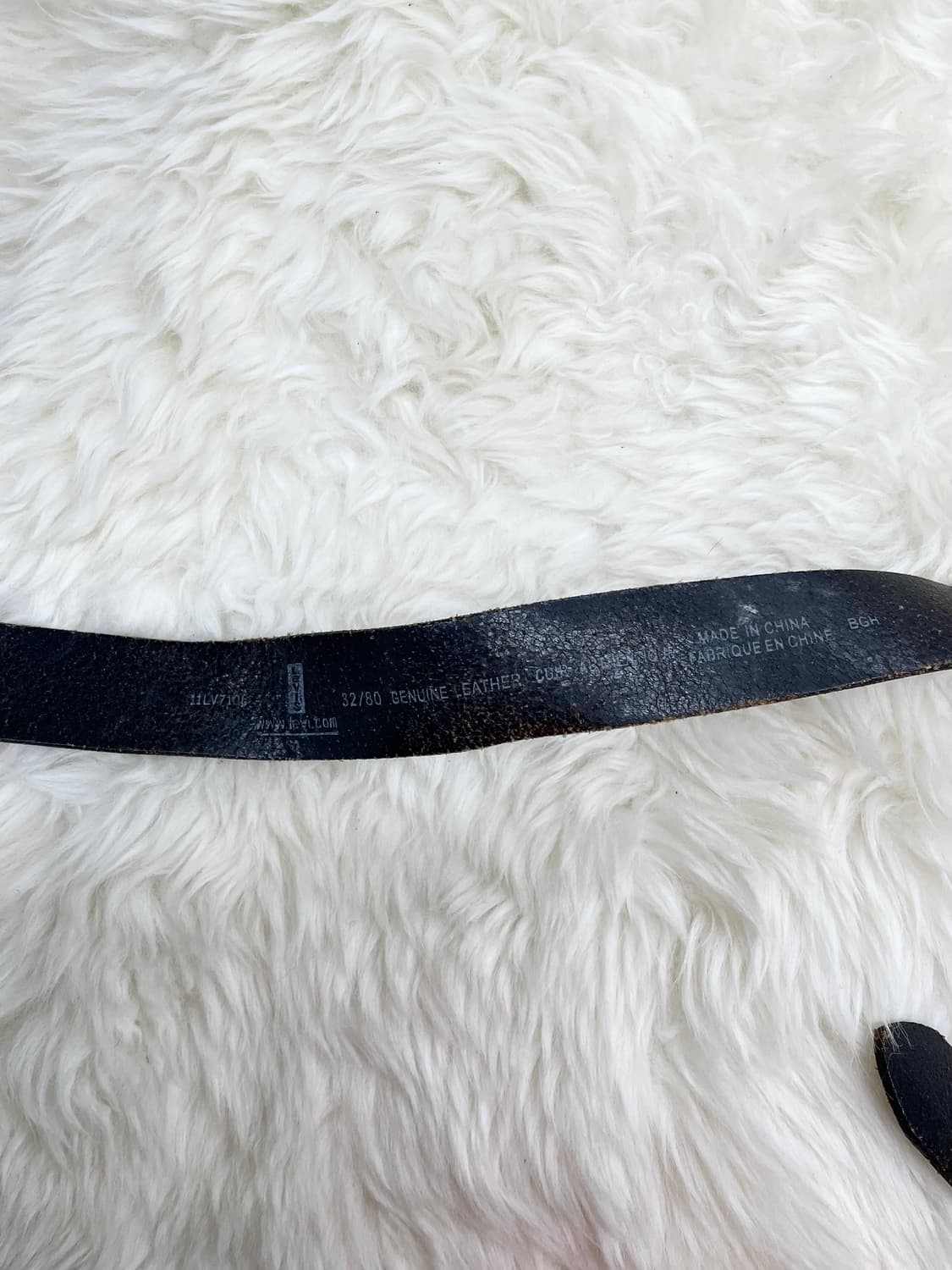 리바이스 리얼레더 로고 버클 벨트 상품이미지6