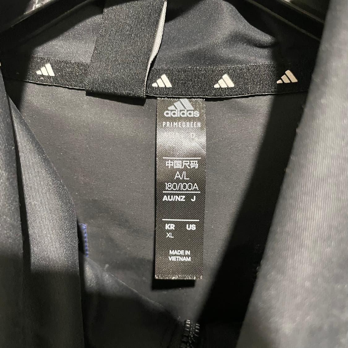 아디다스 블랙 아노락 후드 자켓 상품이미지4