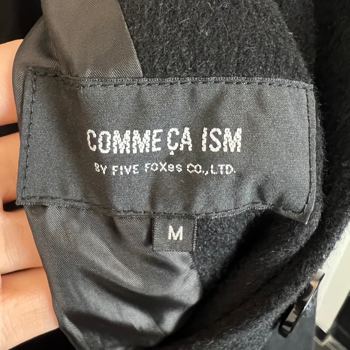 COMME CA ISM 하이넥 프린세스라인 로브 코트 상품이미지4