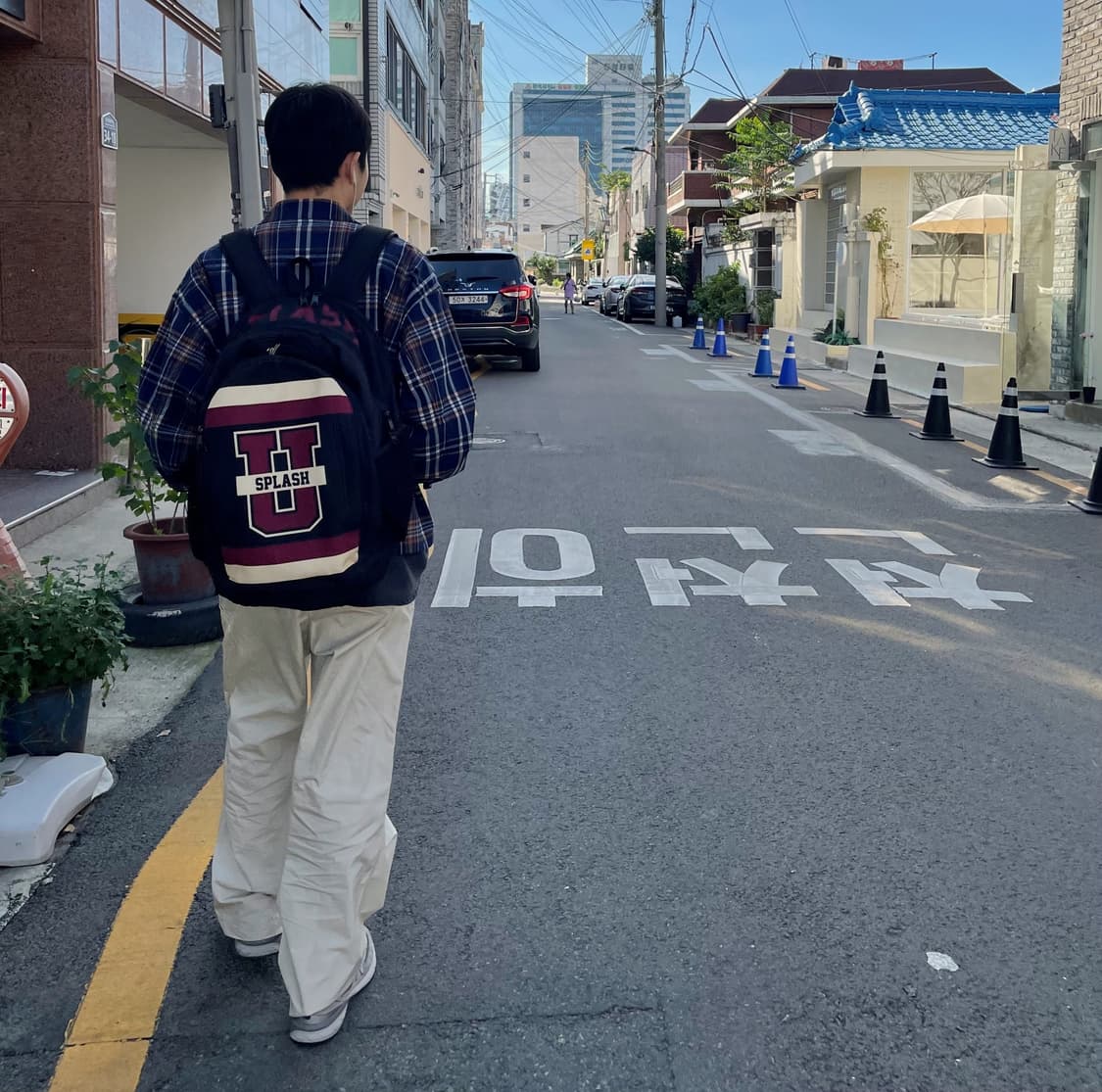 College logo BIG backpack 상품이미지10