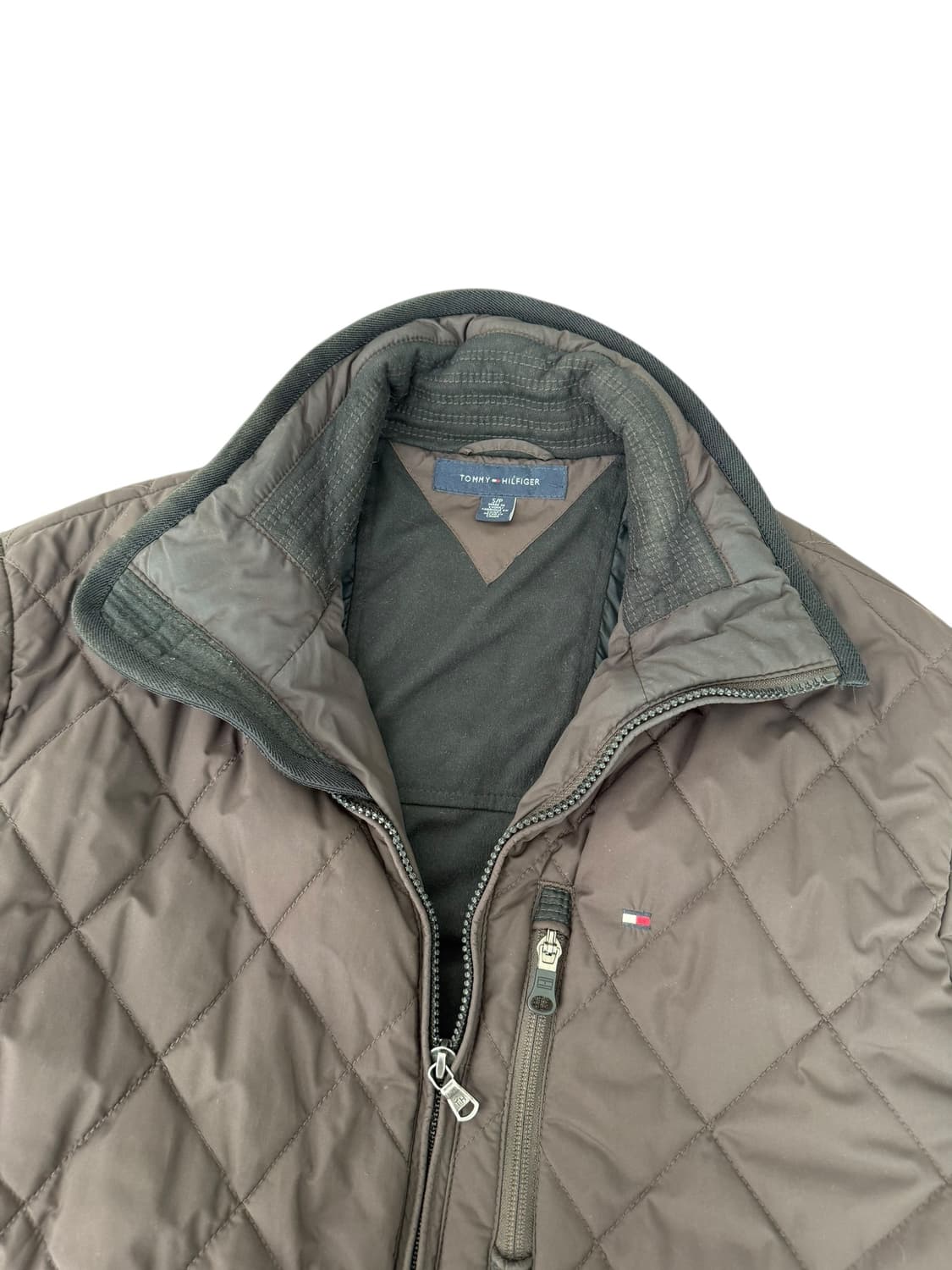 타미힐피거 브라운 퀄팅 경량패딩 상품이미지7