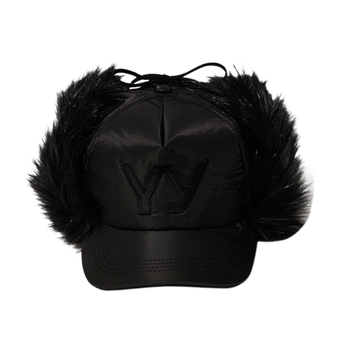 오픈 Yy 포우 퍼 이어플랩 캡 블랙 상품이미지1