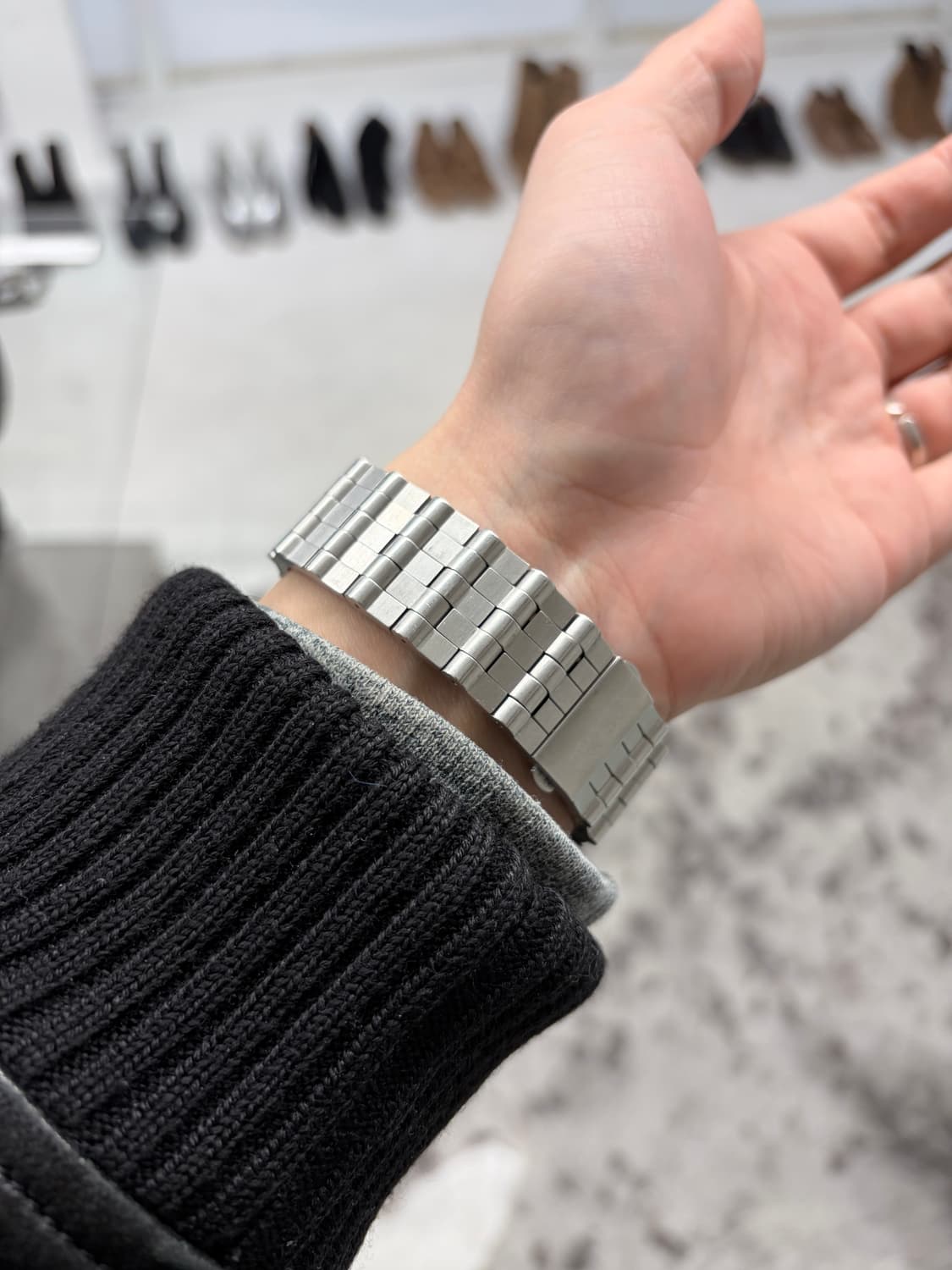 1990’s 장폴고티에 메탈 실버 시계 상품이미지4