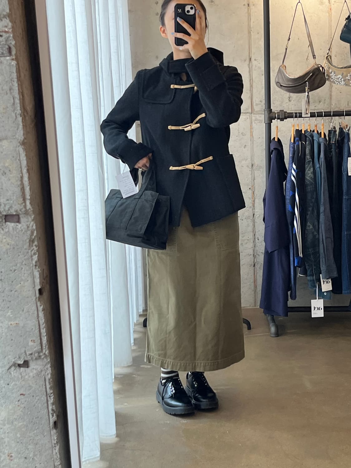 ZUCCA 더플 코트 그레이 상품이미지2