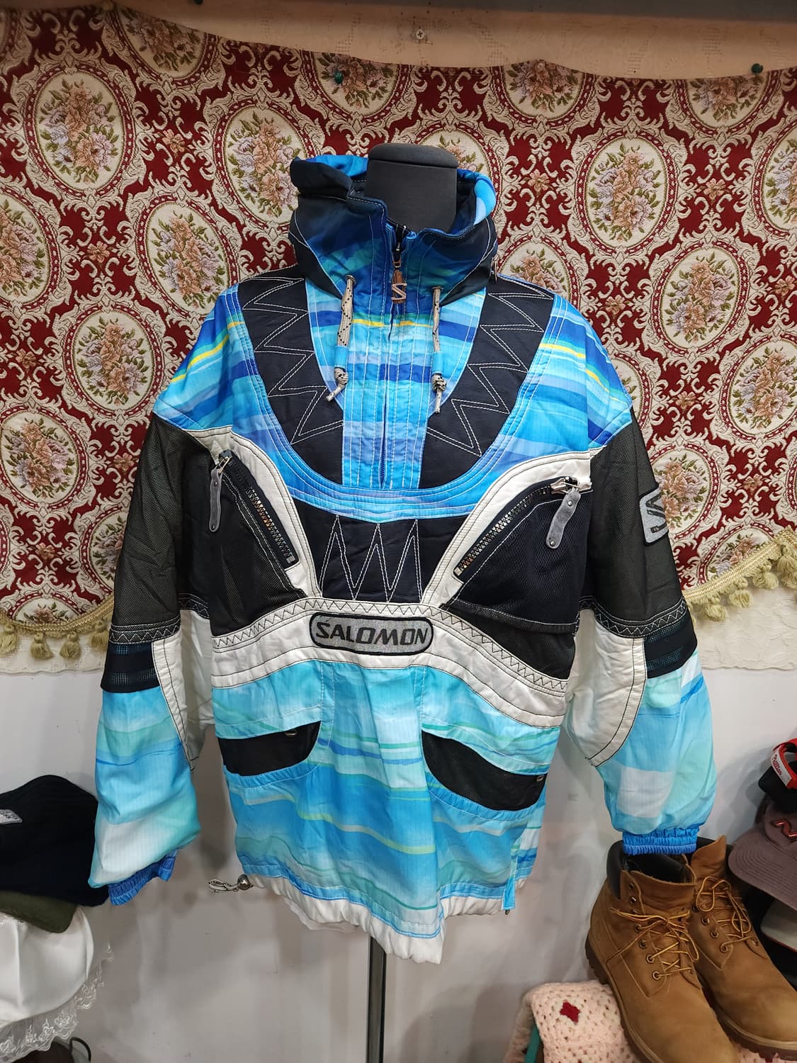 빈티지 살로몬 옵티컬 무브먼트 스키 아노락 점퍼

 상품이미지1