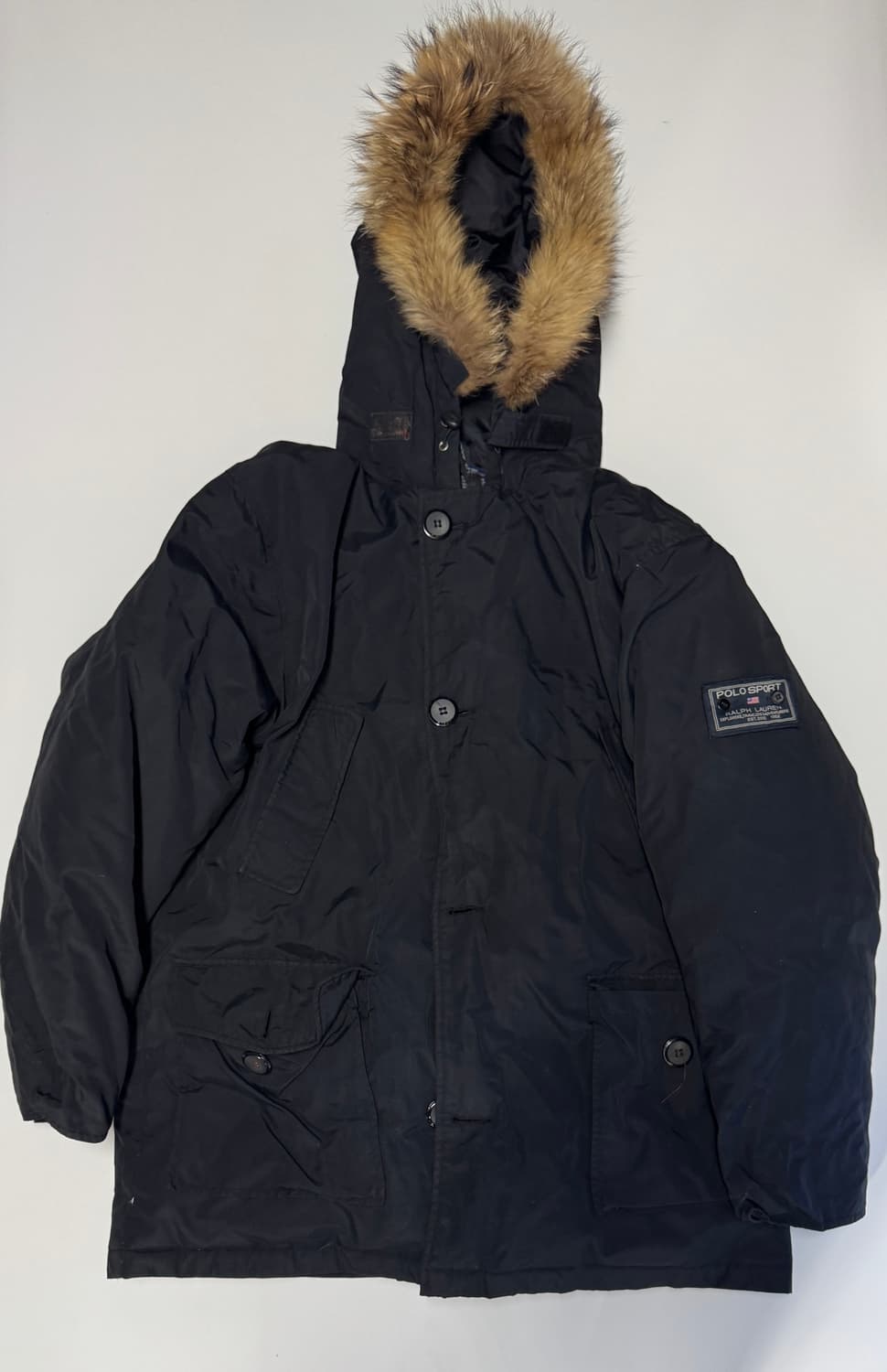 희귀!! 폴로 랄프로렌 스포츠 N3B 후드 야상 점퍼 XL ~ 2XL 상품이미지1