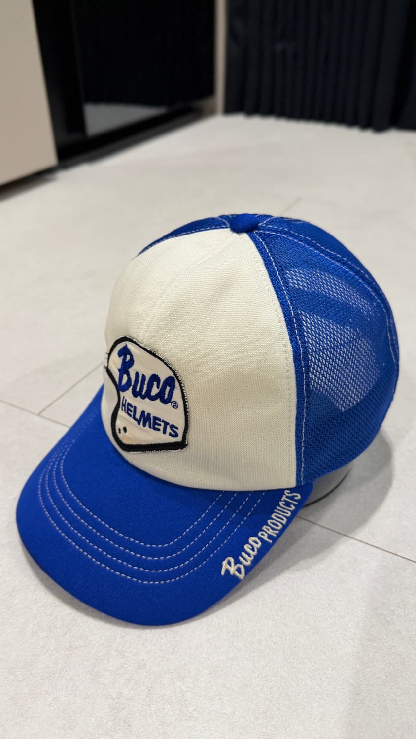 리얼맥코이 부코 로고 트러커캡 블루  상품이미지2
