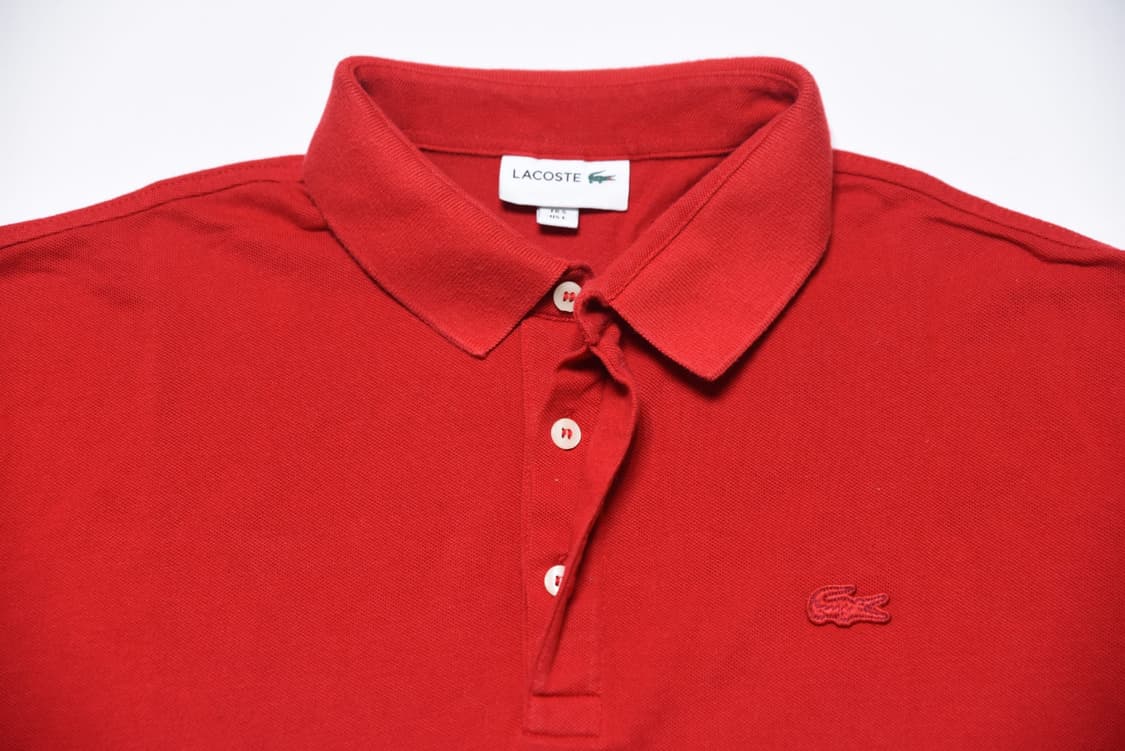 라코스테 남성 카라티 레드 XL (105) 거의 새상품 상품이미지1