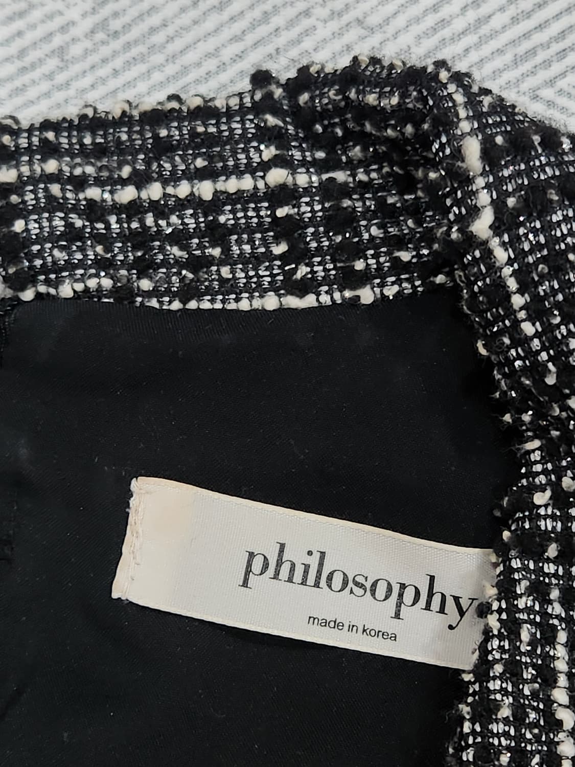 [F] 필로소피 트위드 롱 원피스 여성 프리사이즈 상품이미지5