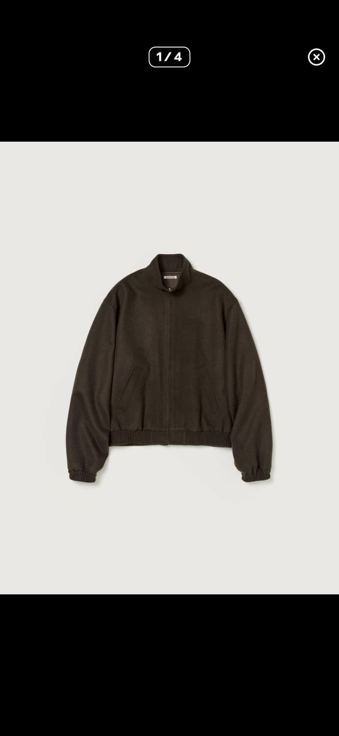 24aw 오라리 베이비카멜 블루종 4사이즈 상품이미지1