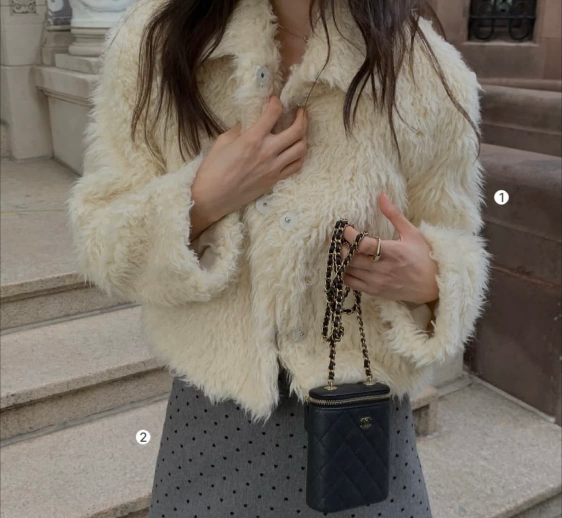 샤넬 캐비어 미니베니티 샴골 (정품) 상품이미지1