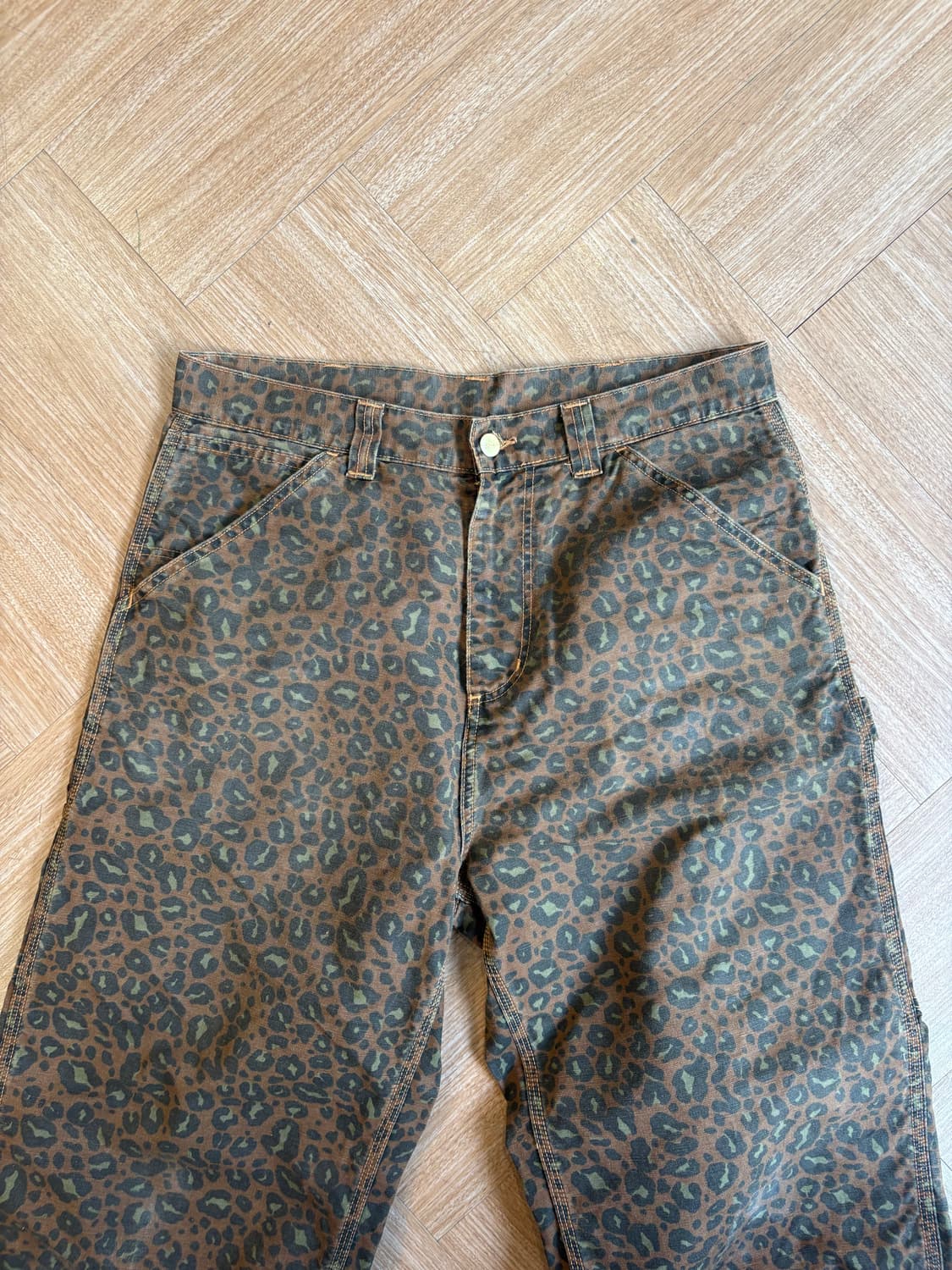 S 칼하트 WiP 레오파드 타마린드 팬츠 상품이미지4