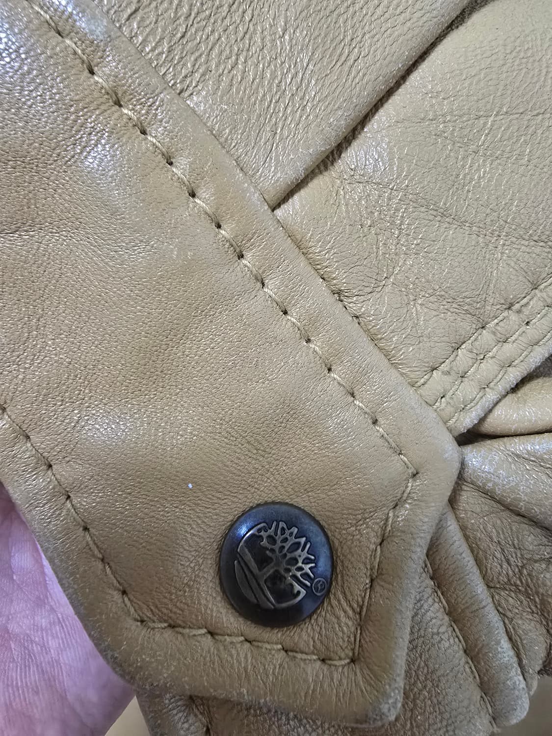 Timberland 램스킨 양가죽 레더자켓 XL 상품이미지4
