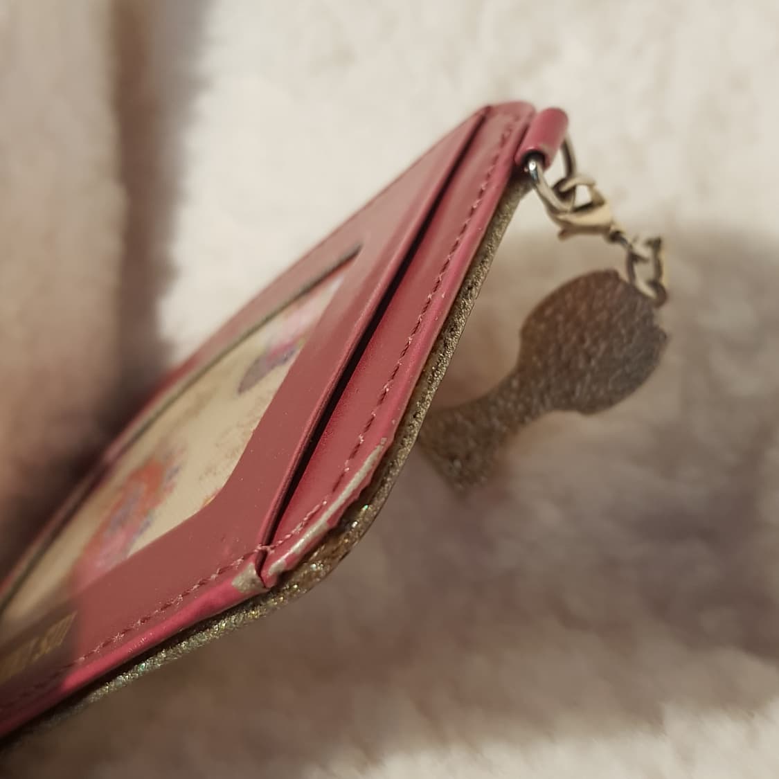 안나수이 빈티지 갸루 에나멜 핑크 카드지갑 상품이미지3