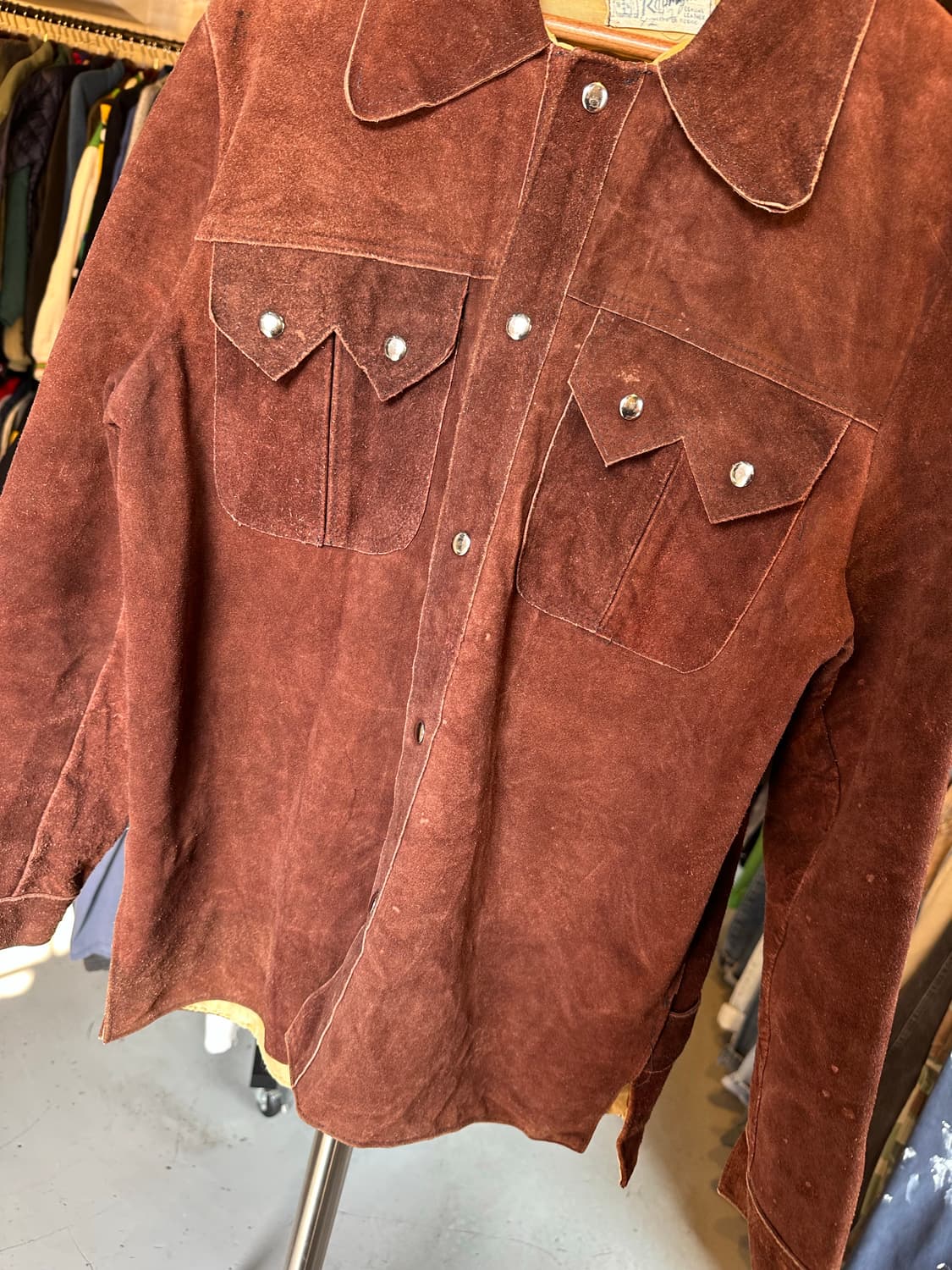 헤비 리얼레더 웨스턴 레더 자켓 상품이미지4