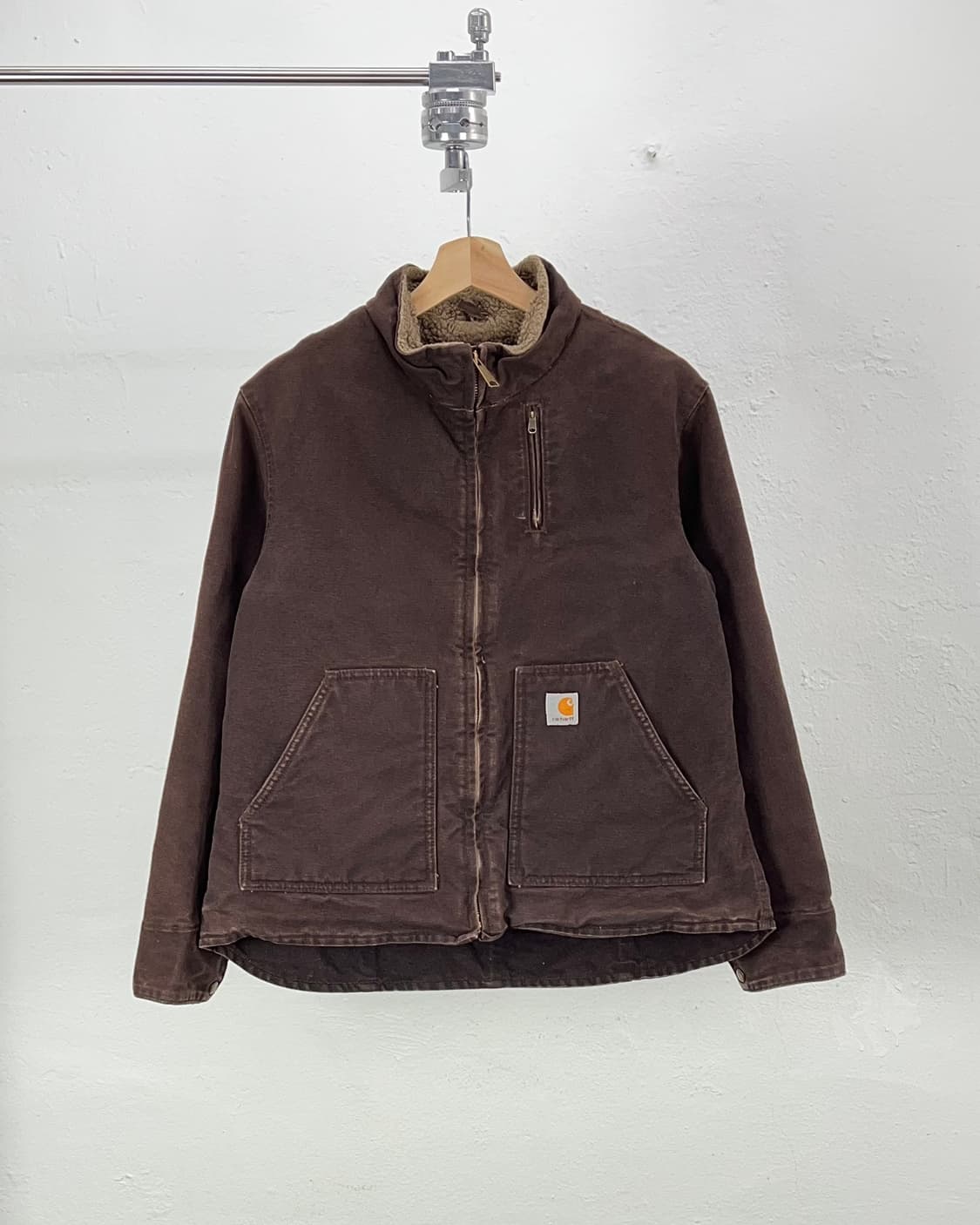 00s 칼하트 샌드 스톤 타임 트래블 셰르파 캐년 자켓 상품이미지2
