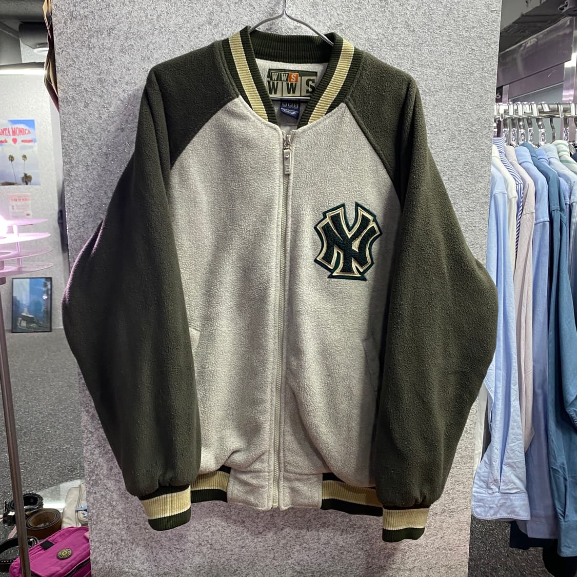 Wws 00s MLB 뉴욕 양키스 모직 점퍼 B3500 상품이미지2